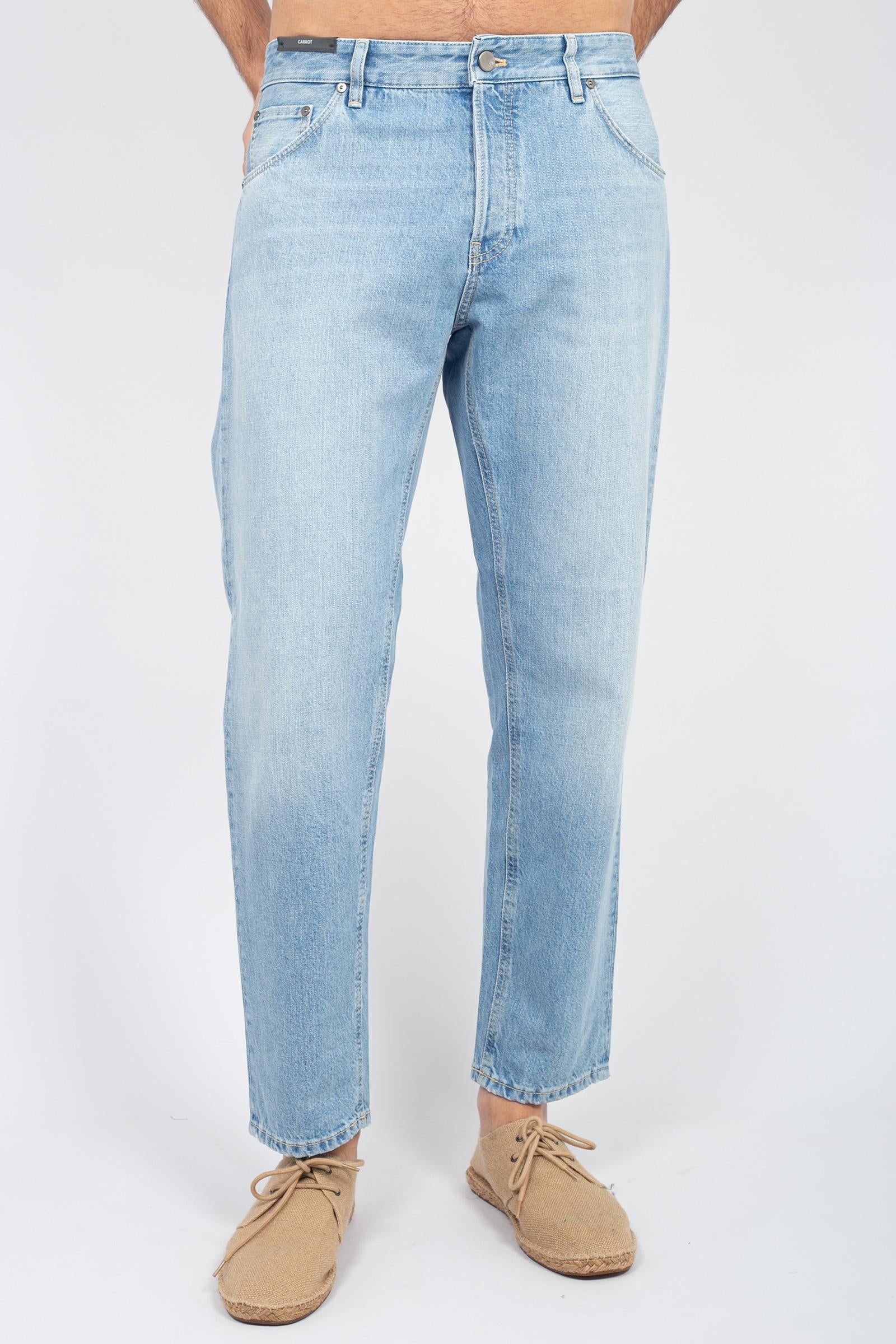 denim in cotone stretch 'carrot fit' C5RP05BO OA5160ML45 PT TORINO DENIM 
