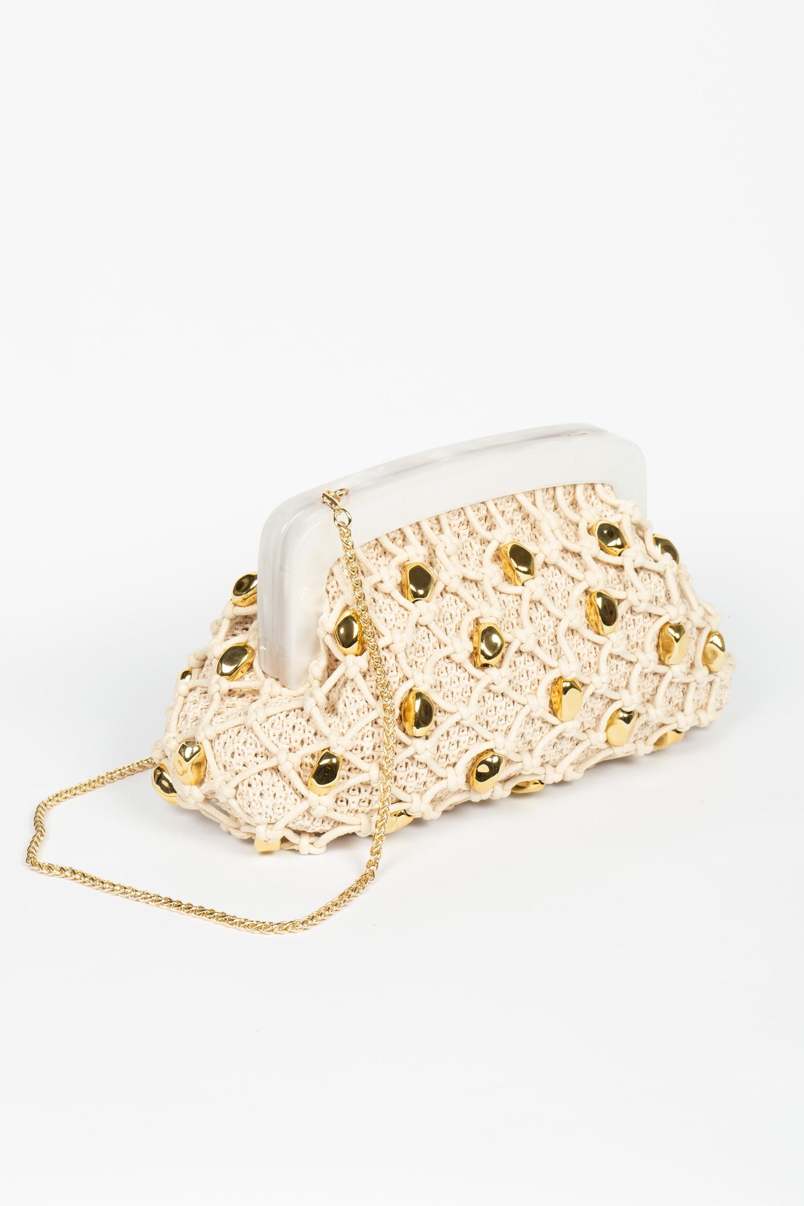 pouch in rete e dettagli oro 'fascia' FASCIA 003 MARELLA 