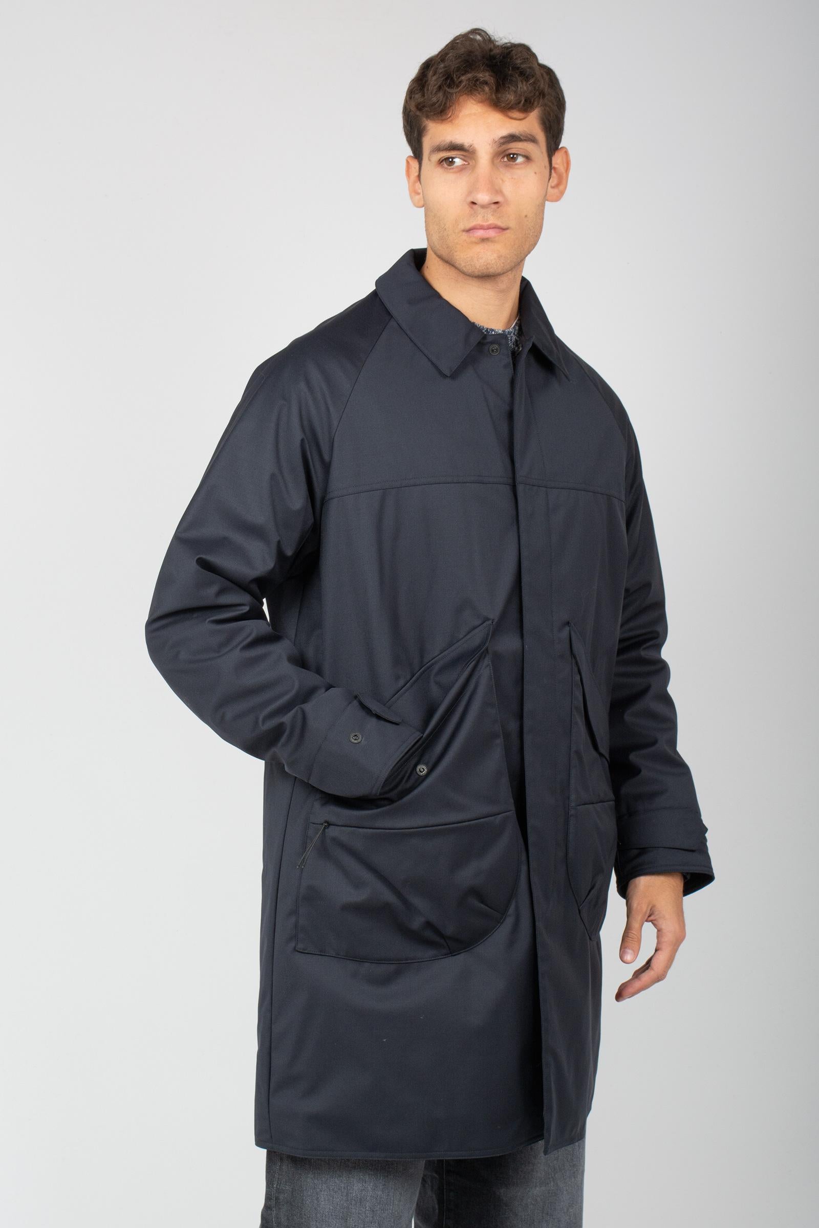 cappotto in misto lana tecnica 'ragu' B51PURAGUTWO 205 PALTO' 