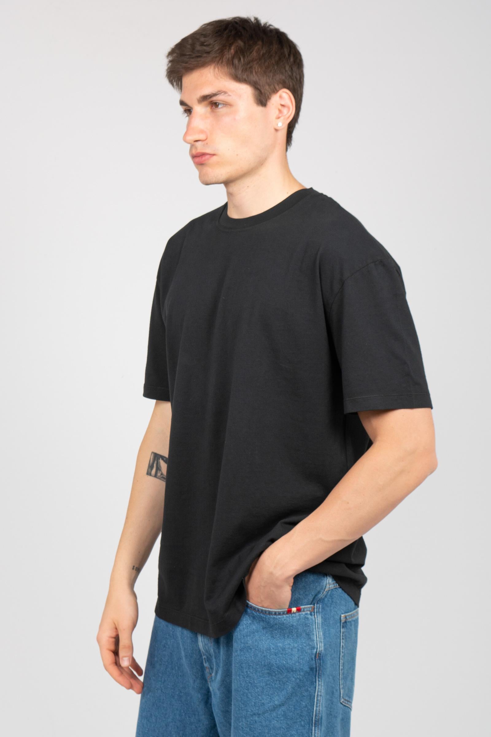 t-shirt unisex con micrologo AMX035CR570569 C0073 AMISH 
