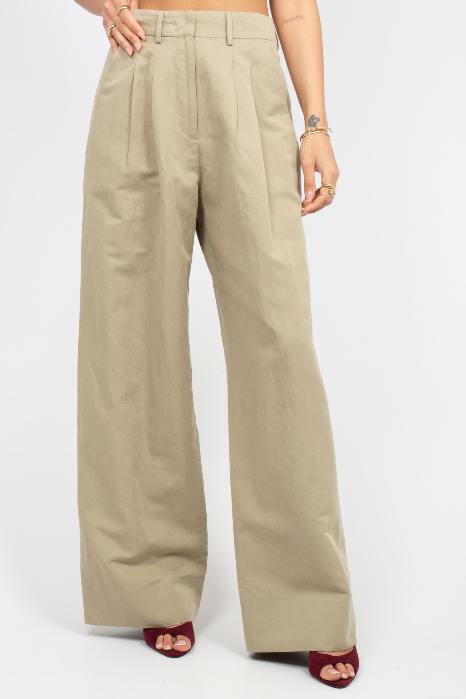 pantalone in lino e cotone 'frankie' CDVLFKZ00STD PU38L0060 PT TORINO 
