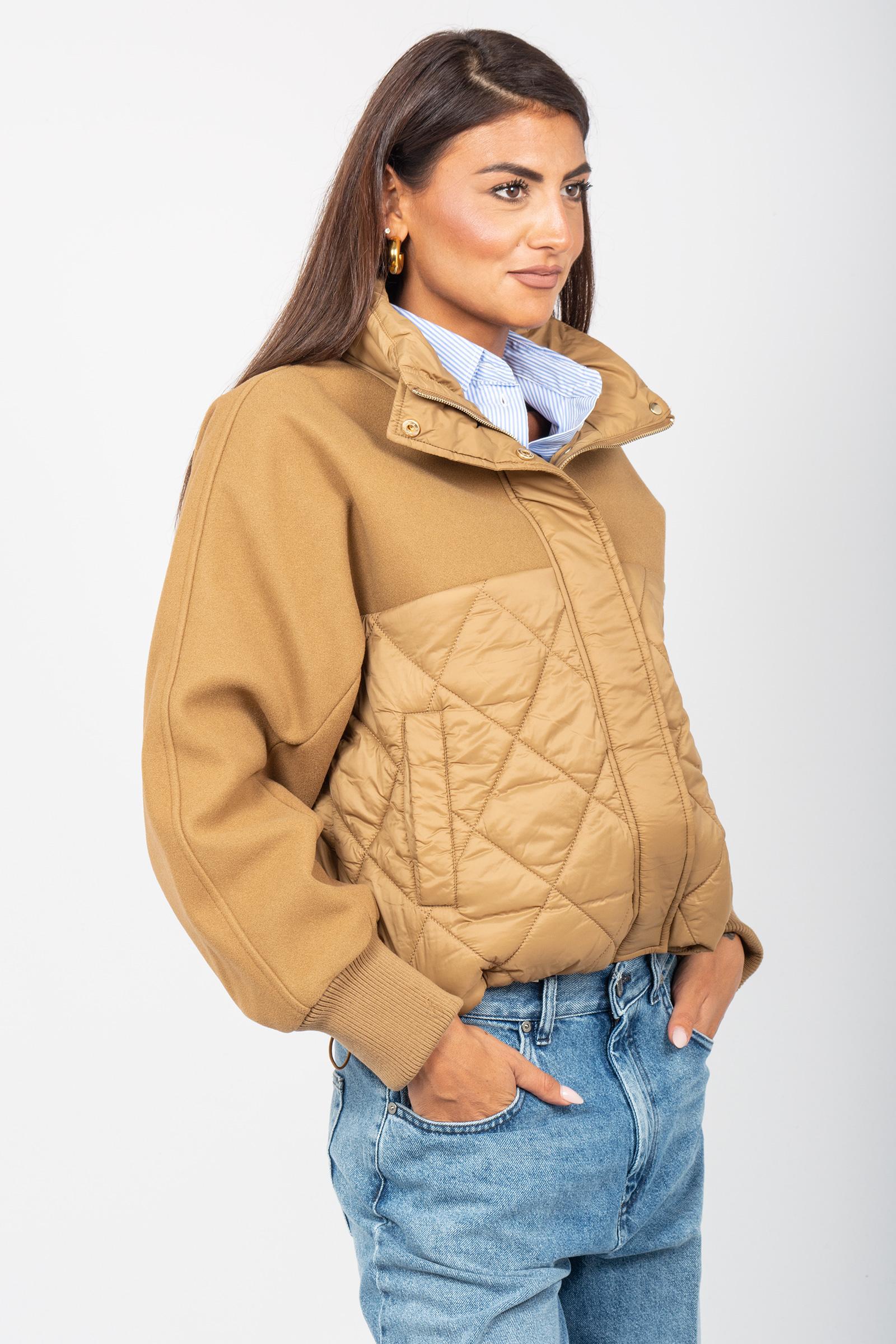 giacca piumino in lana e nylon R122R002130N 12 DIANA GALLESI 