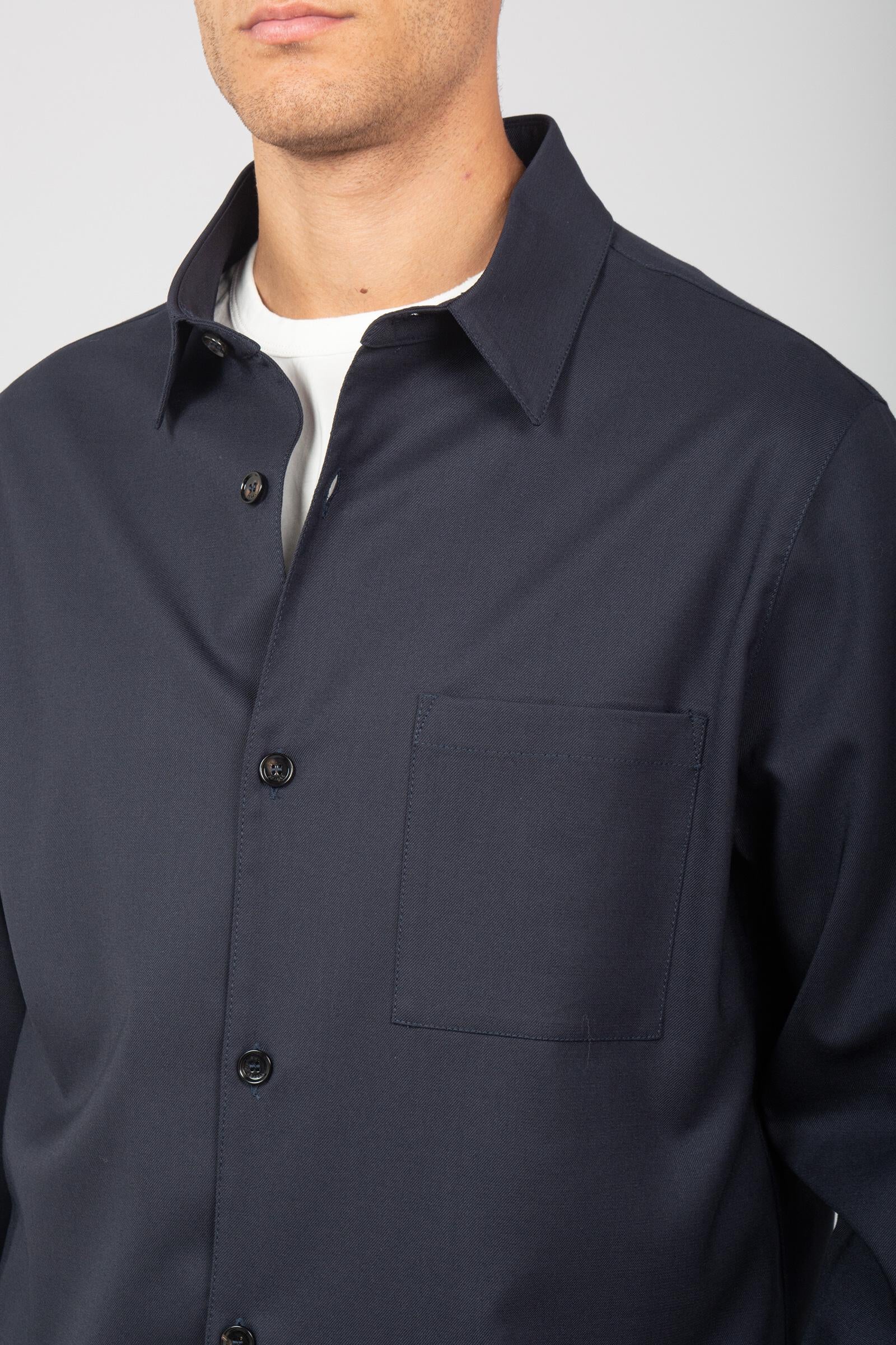 camicia in misto lana 'blake' BLAKEWBS BLU BE ABLE 