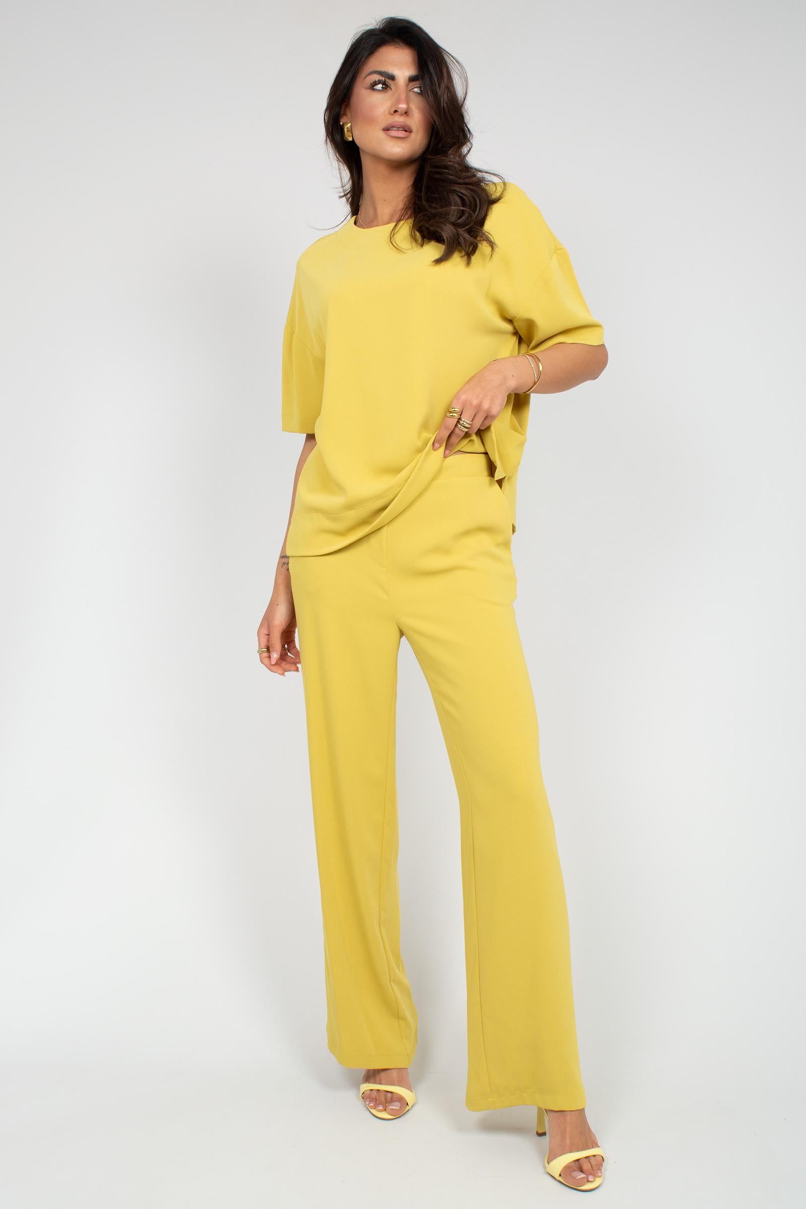 pantalone in viscosa 261M1190 137 MAIDA MILA 