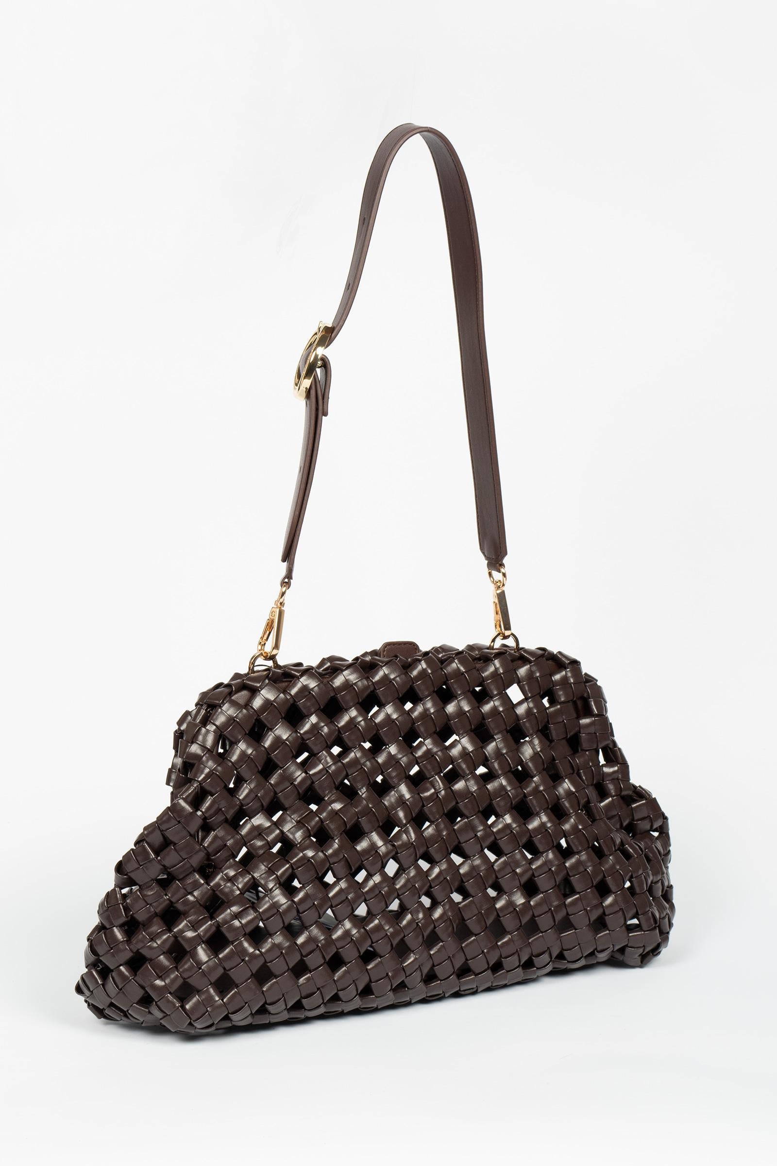 pouch in pelle intrecciata 'estremo' ESTREMO 001 MARELLA 