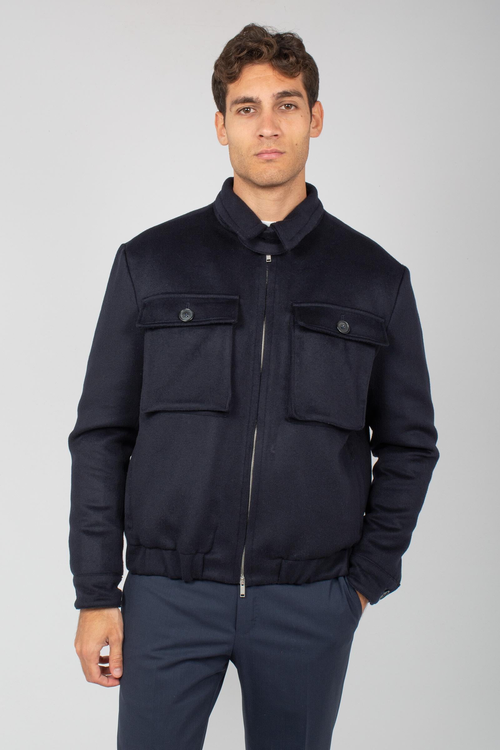 bomber in panno di lana TL2FBK110TOR LB060360 PT TORINO 