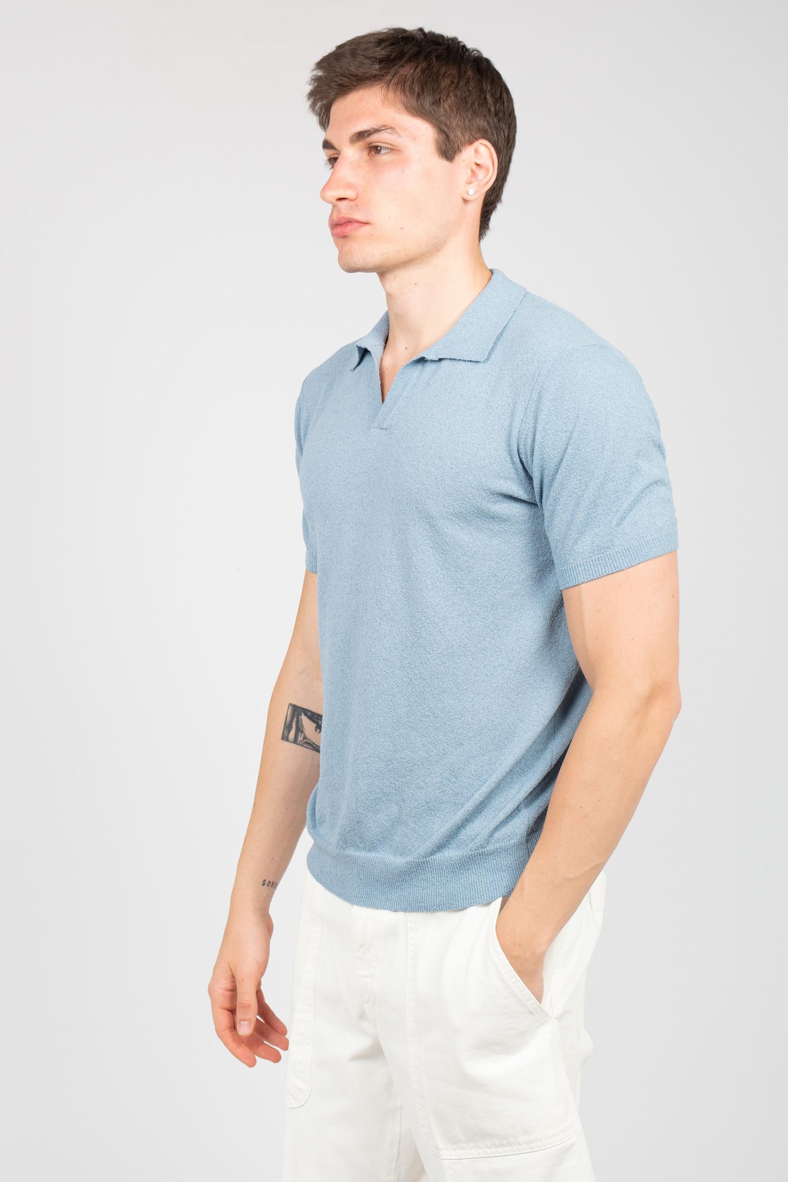 polo in cotone spugna D9SP146L 710 DRUMOHR 