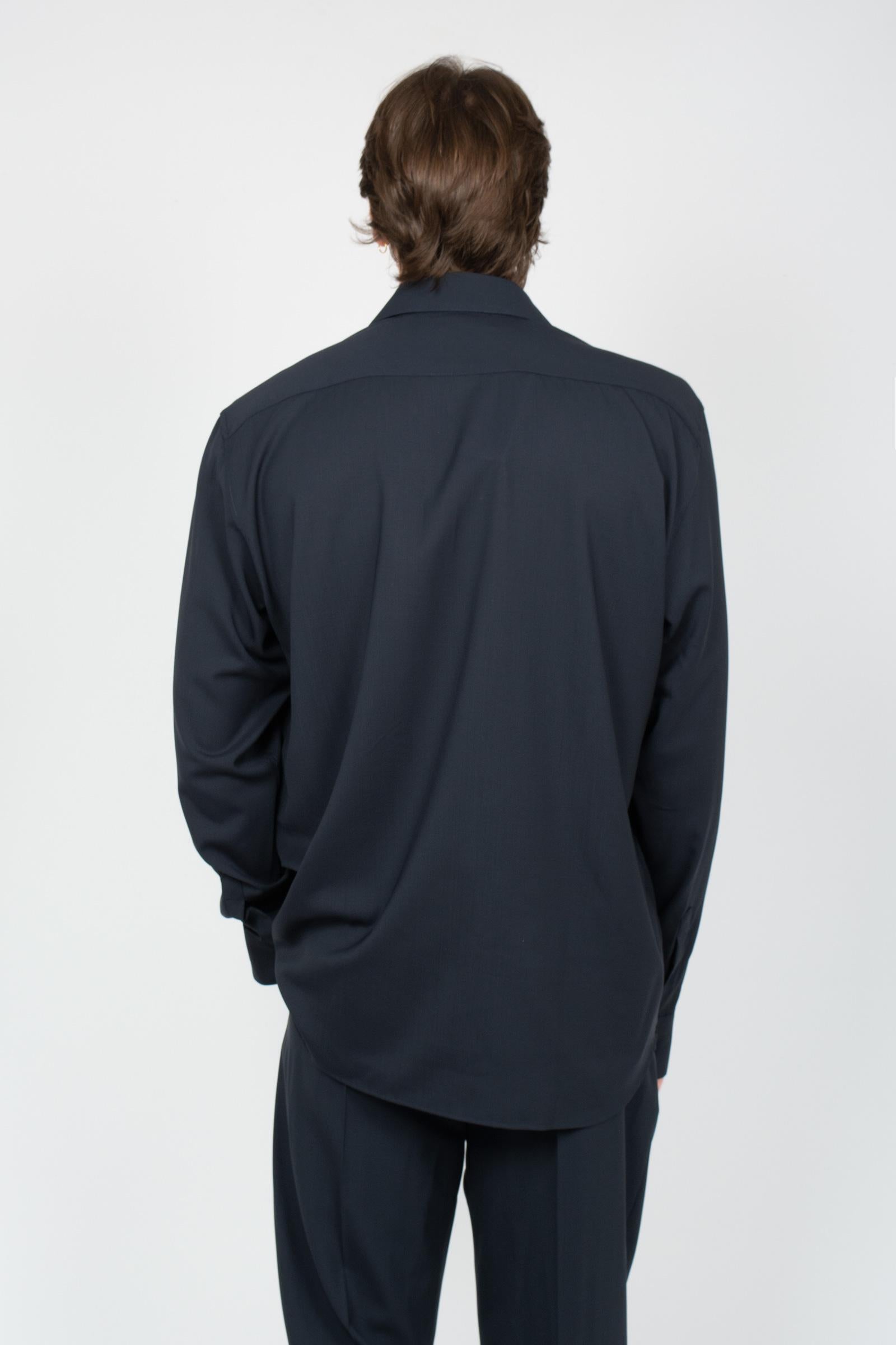 camicia oversize con bottoni in madreperla TL6SIT050RBO ZI560370 PT TORINO 