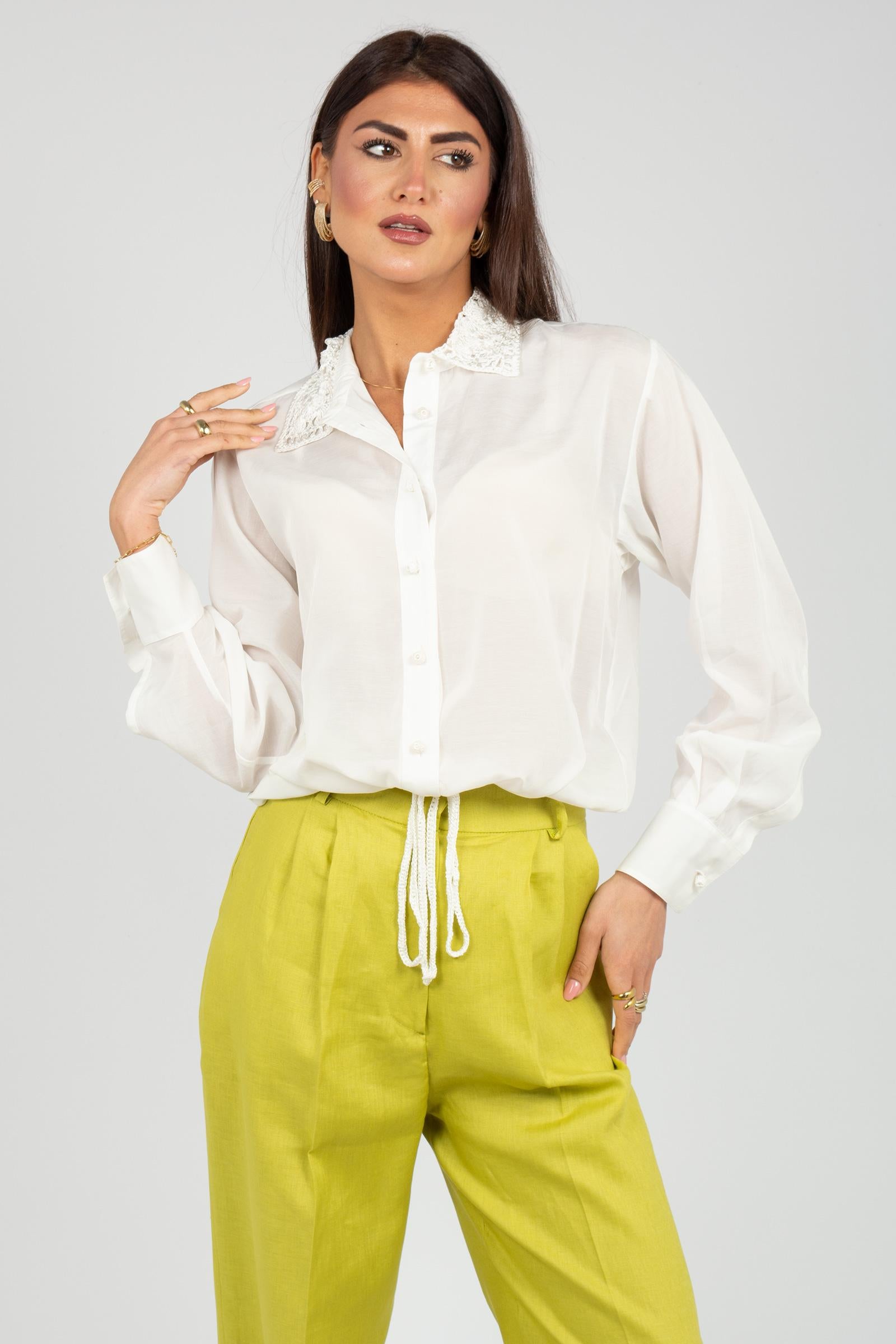 camicia in voile di cotone CA149750220722 003 SEVENTY 