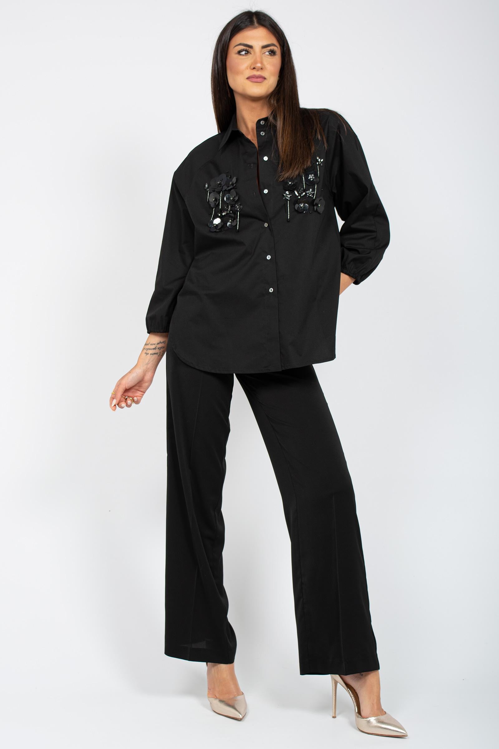 jogger in jersey light P009MALTALIGHT NERO SANGERMANO 