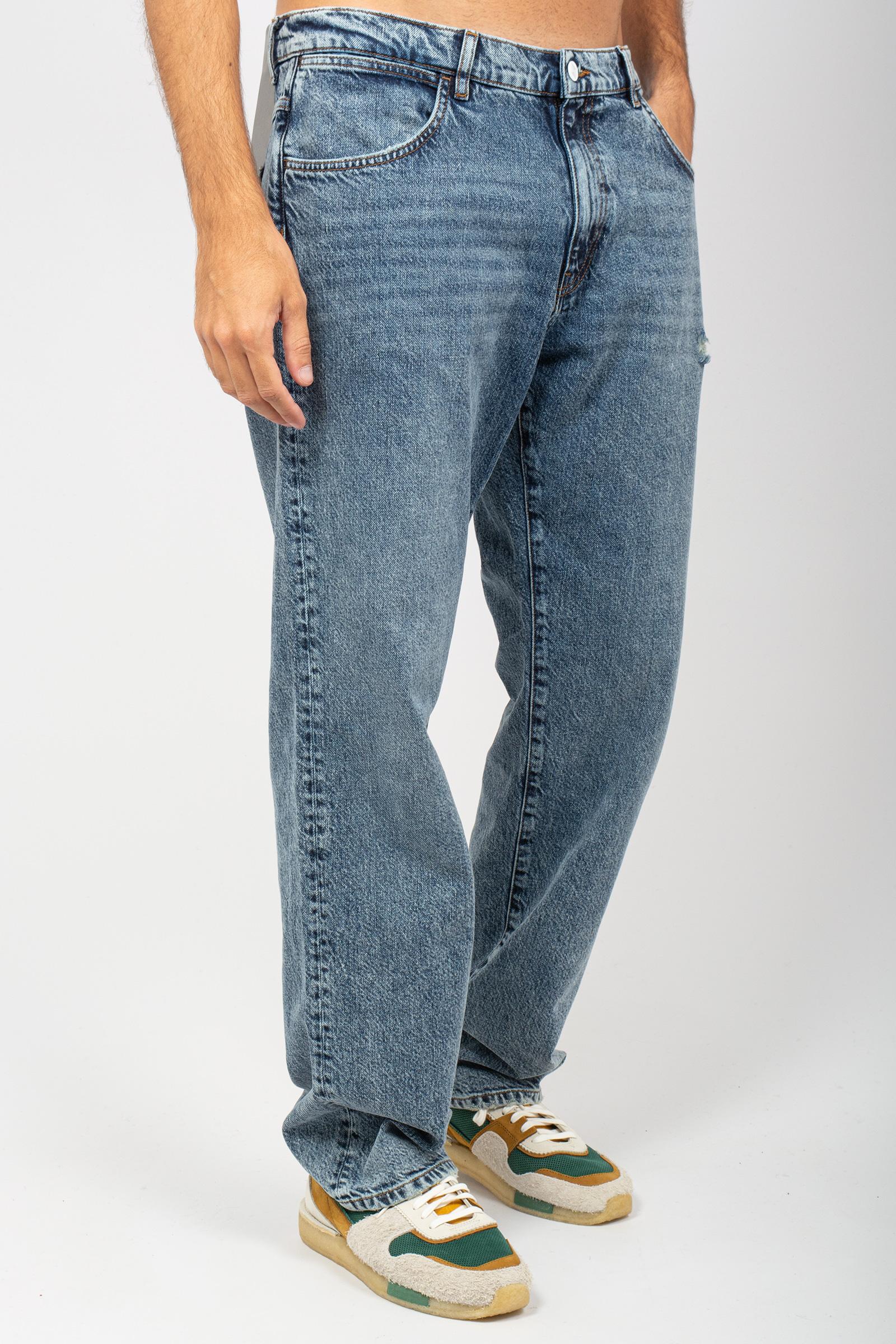 jeans in denim recycled 'james' AMU010D5703012 C0999 AMISH 