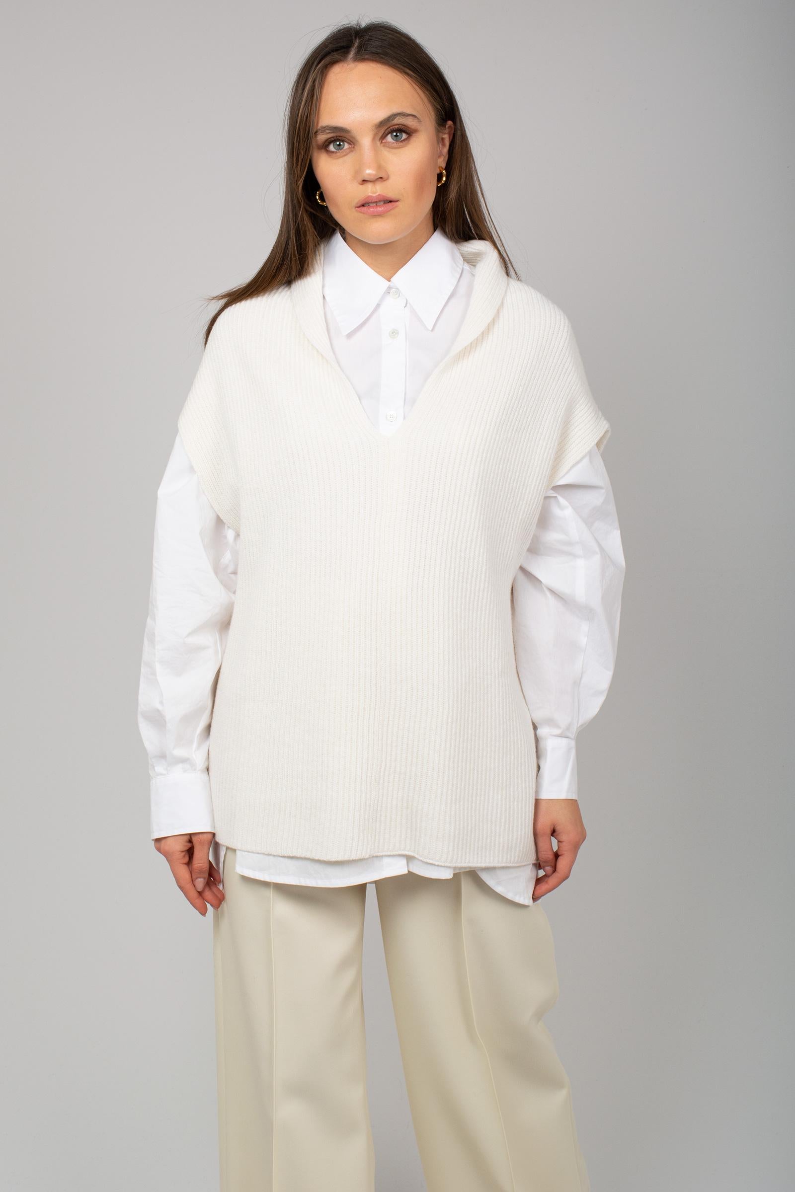 gilet in lana costa inglese TL4SGT200ICH 46MGR0010 PT TORINO 