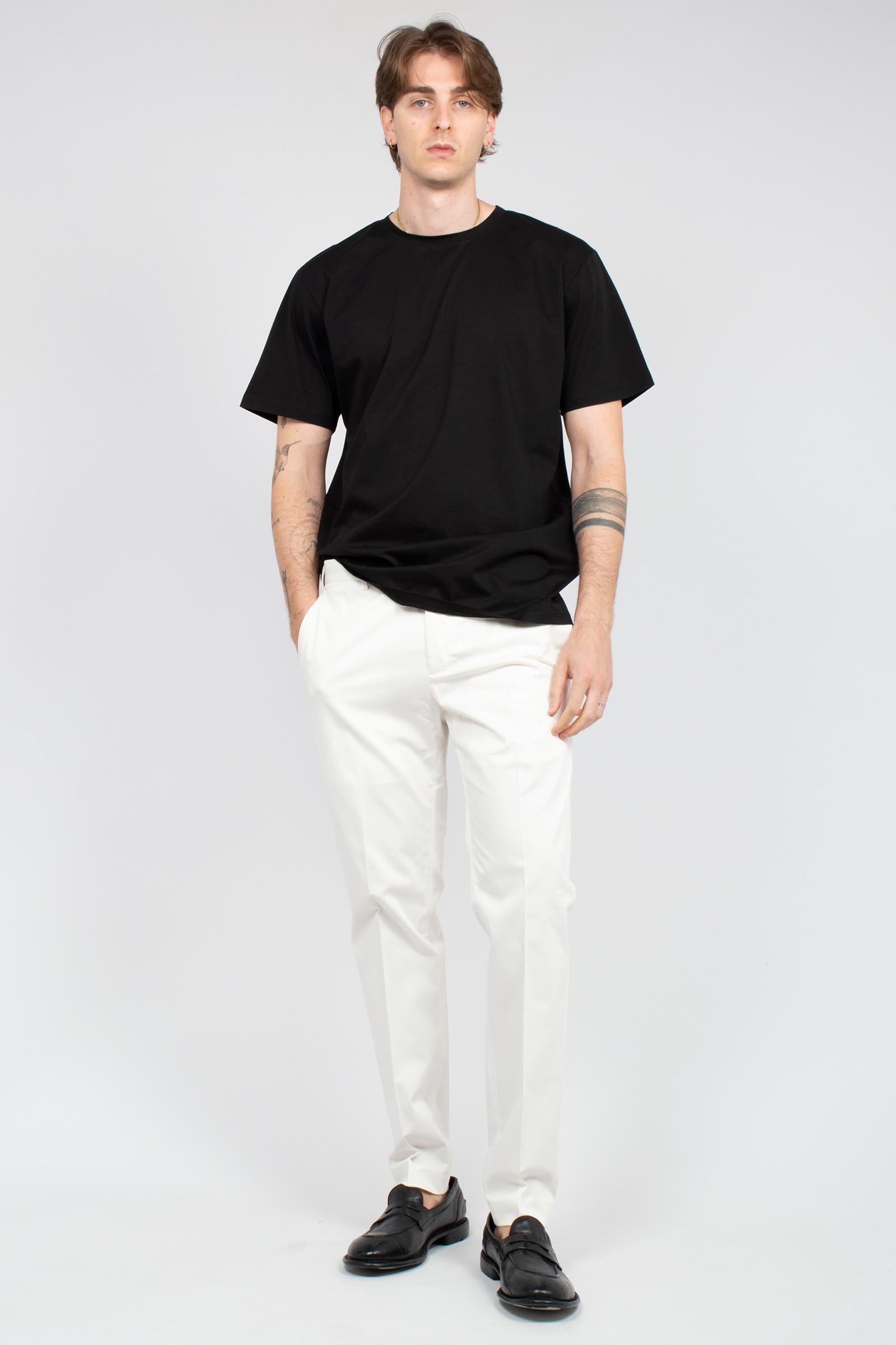 pantalone in cotone stretch 'dieci fit' COASX0Z00FWD NU680010 PT TORINO 