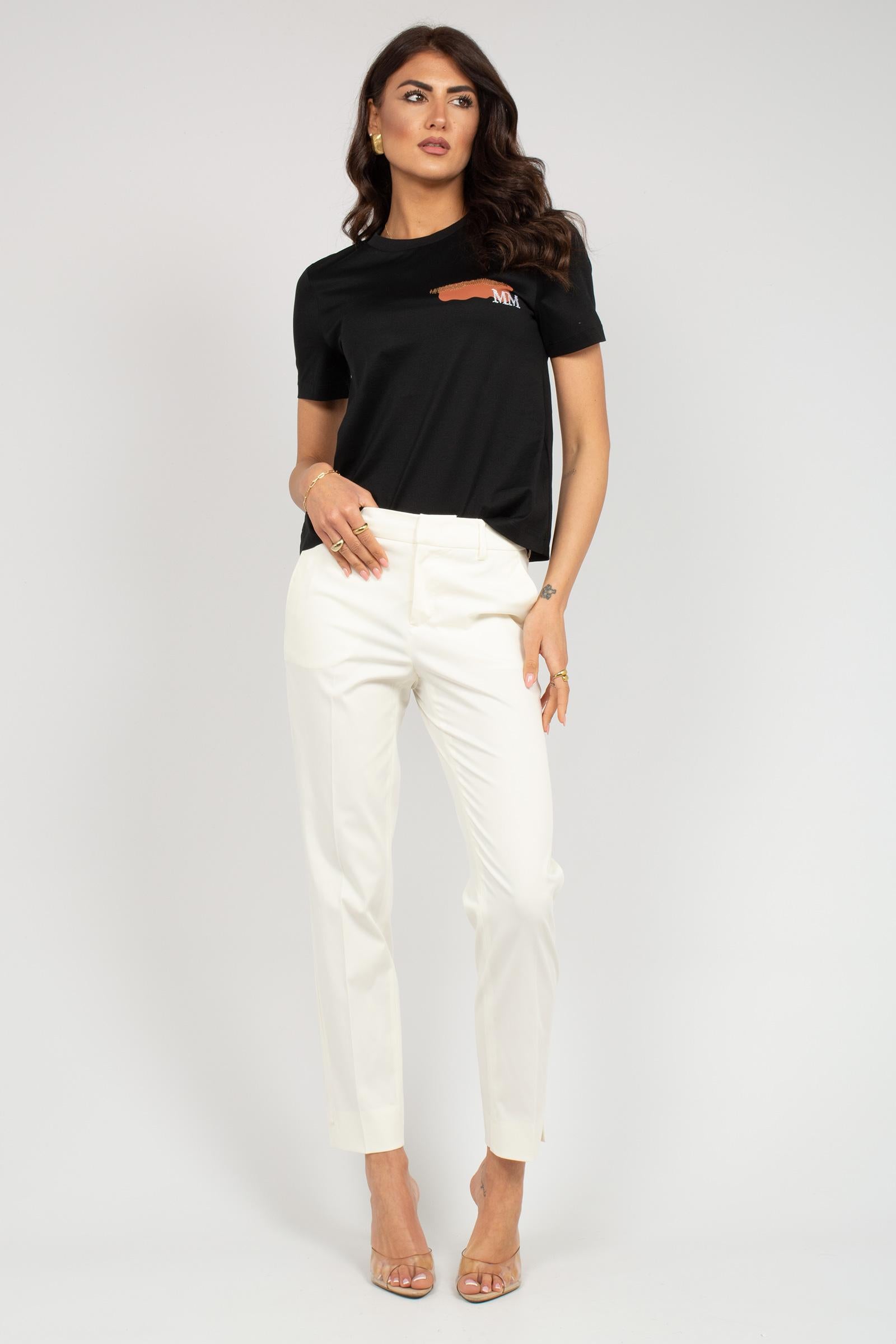 pantalone in misto cotone e seta 'new york' CDVSNYZ00STD SD800010 PT TORINO 