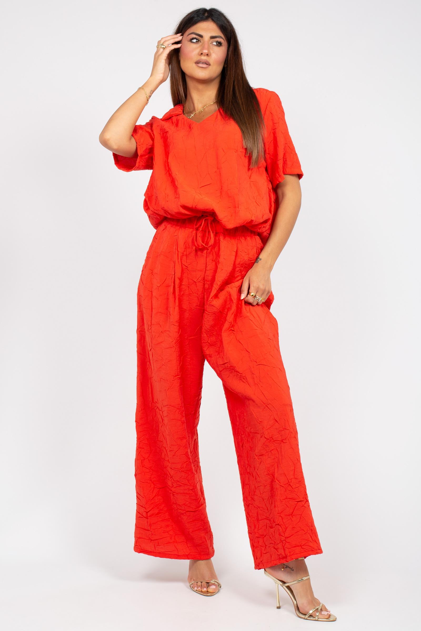 pantalone in misto modal SS2309599 224 ANNA SERAVALLI 
