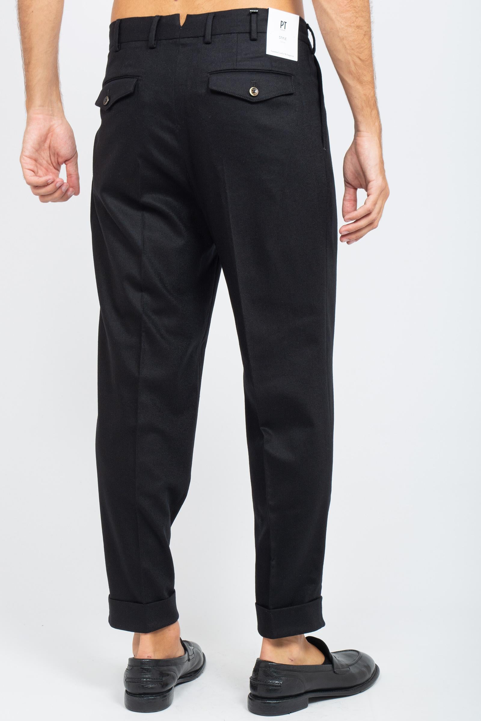 pantalone in misto lana 'carrot' COZFCLZB0CL1 TO030990 PT TORINO 