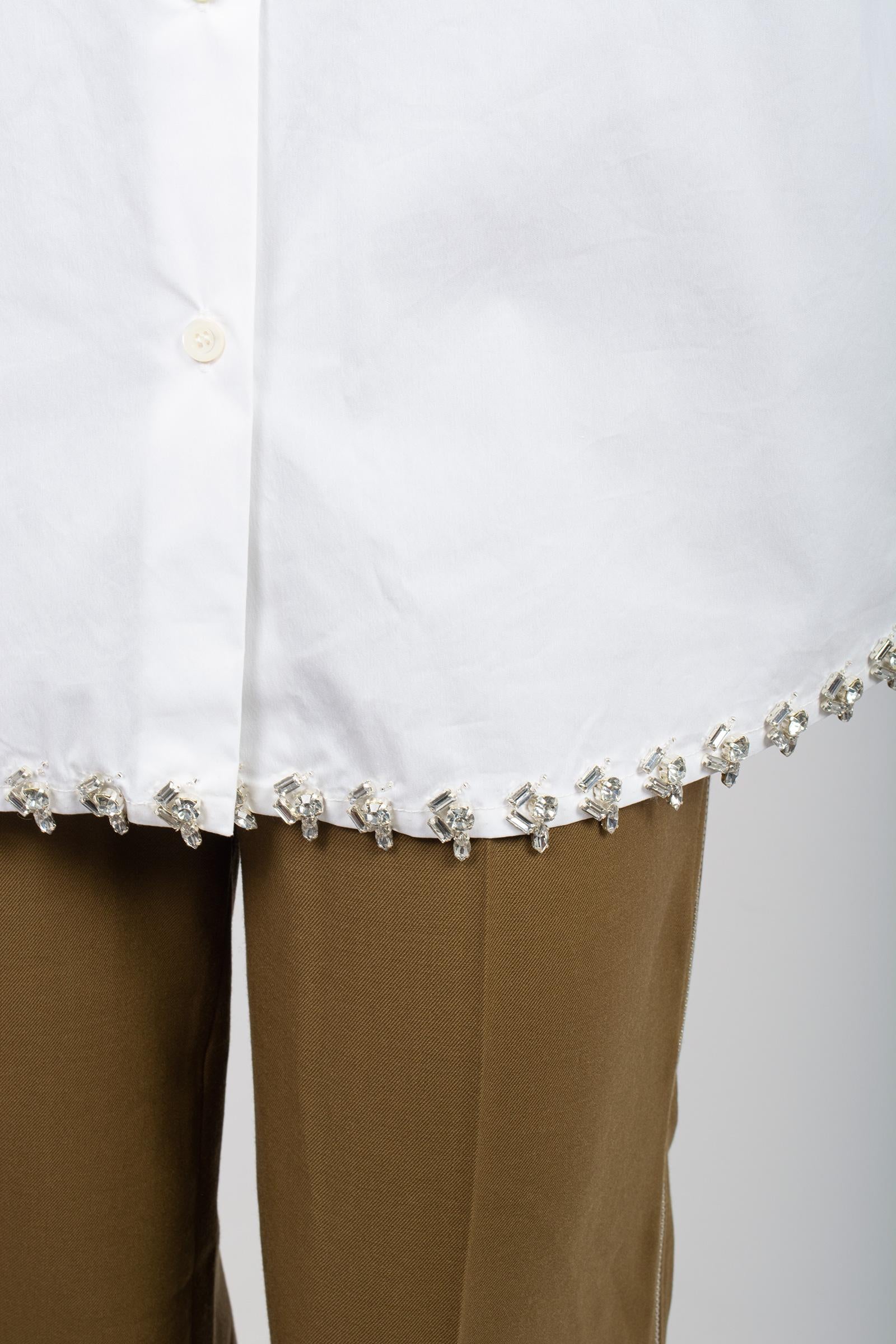 camicia con ricamo in cotone 'estebana' S5WK03 A01 SEMICOUTURE 