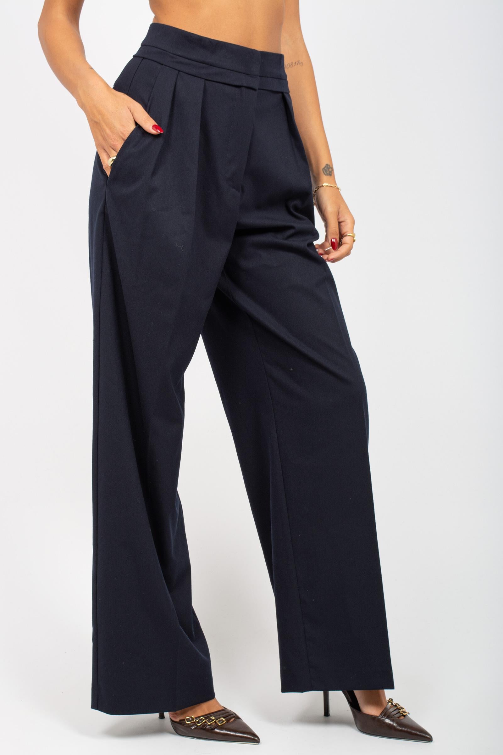 pantalone doppia pinces in misto viscosa P2P02 0502 JACQUEUR 