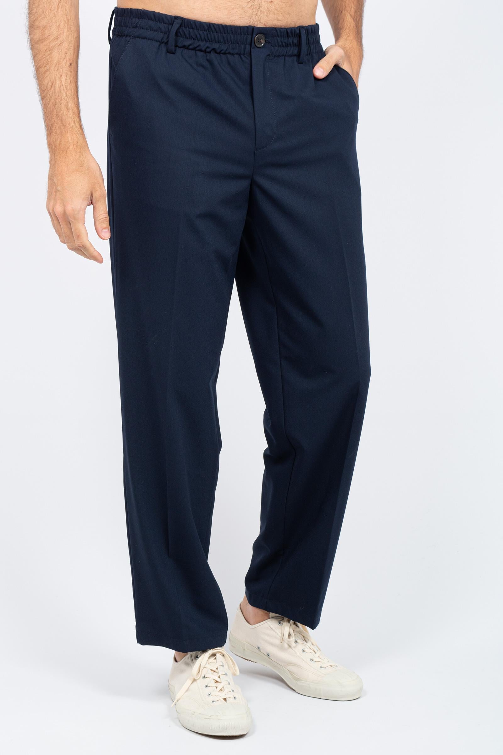 jogger in fresco lana 2214C492 BLUE C93 