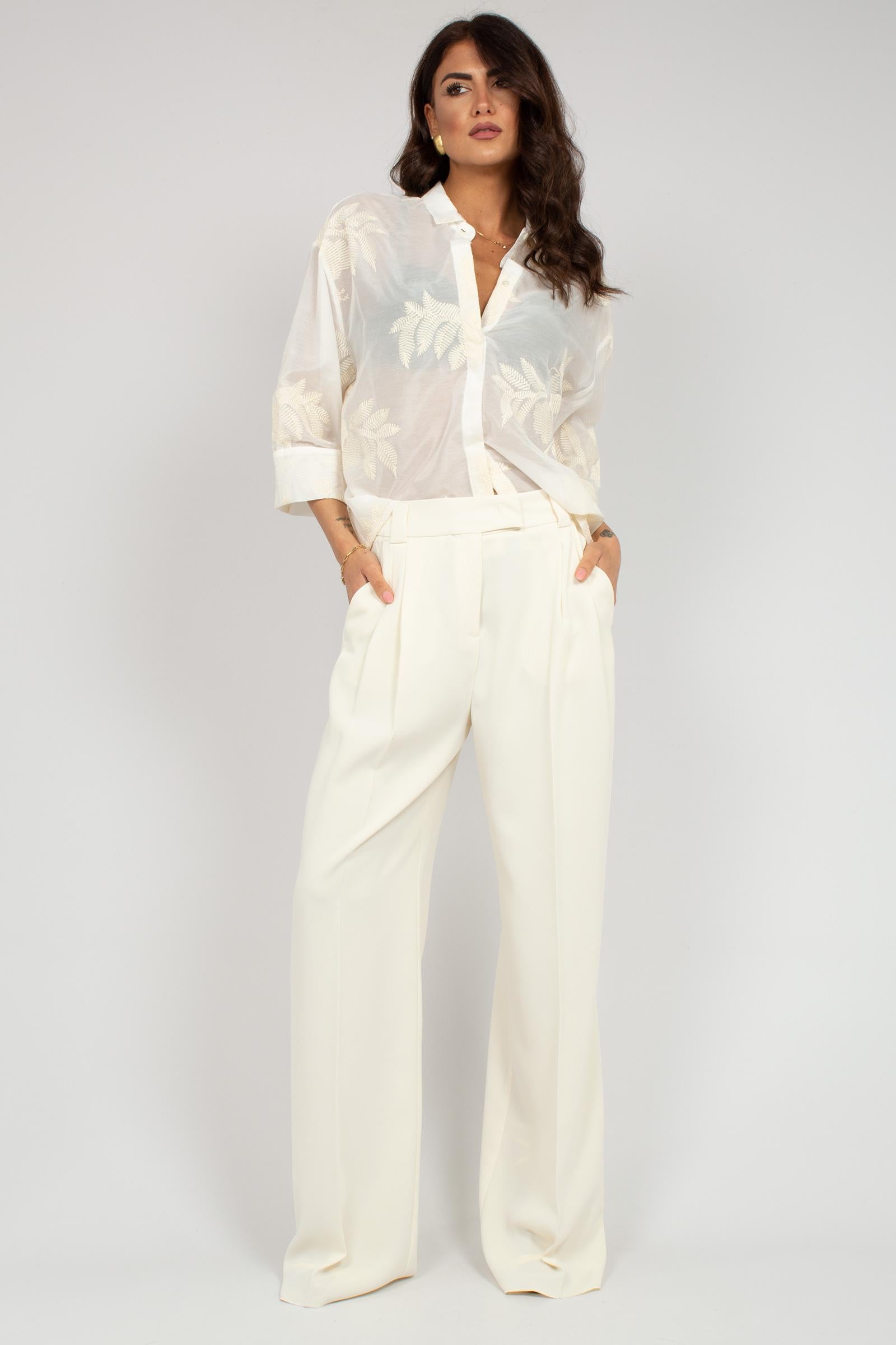 pantalone con pinces 'airone' AIRONE 001 MARELLA 