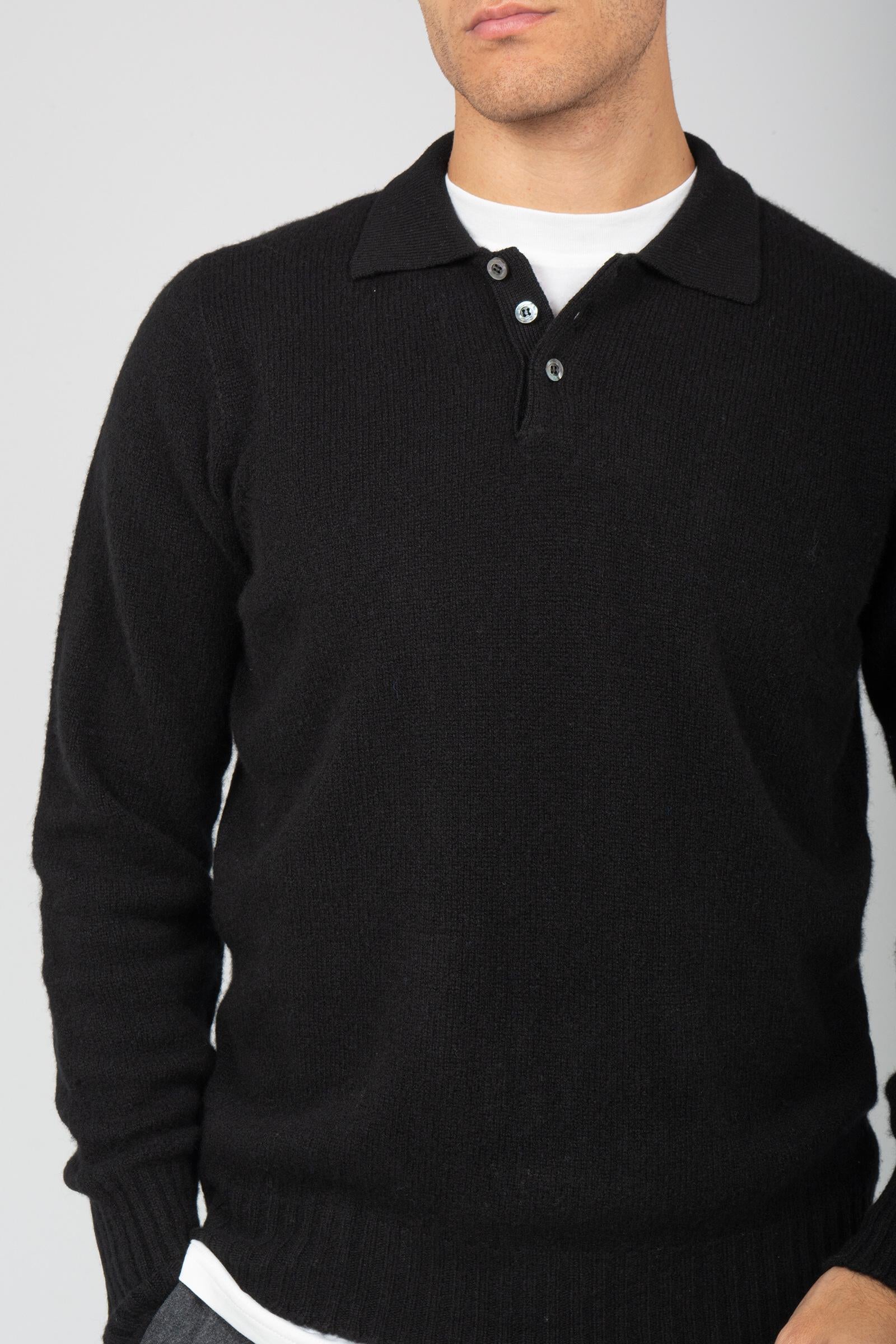 polo rasata in lambswool D4W145L 690 DRUMOHR 