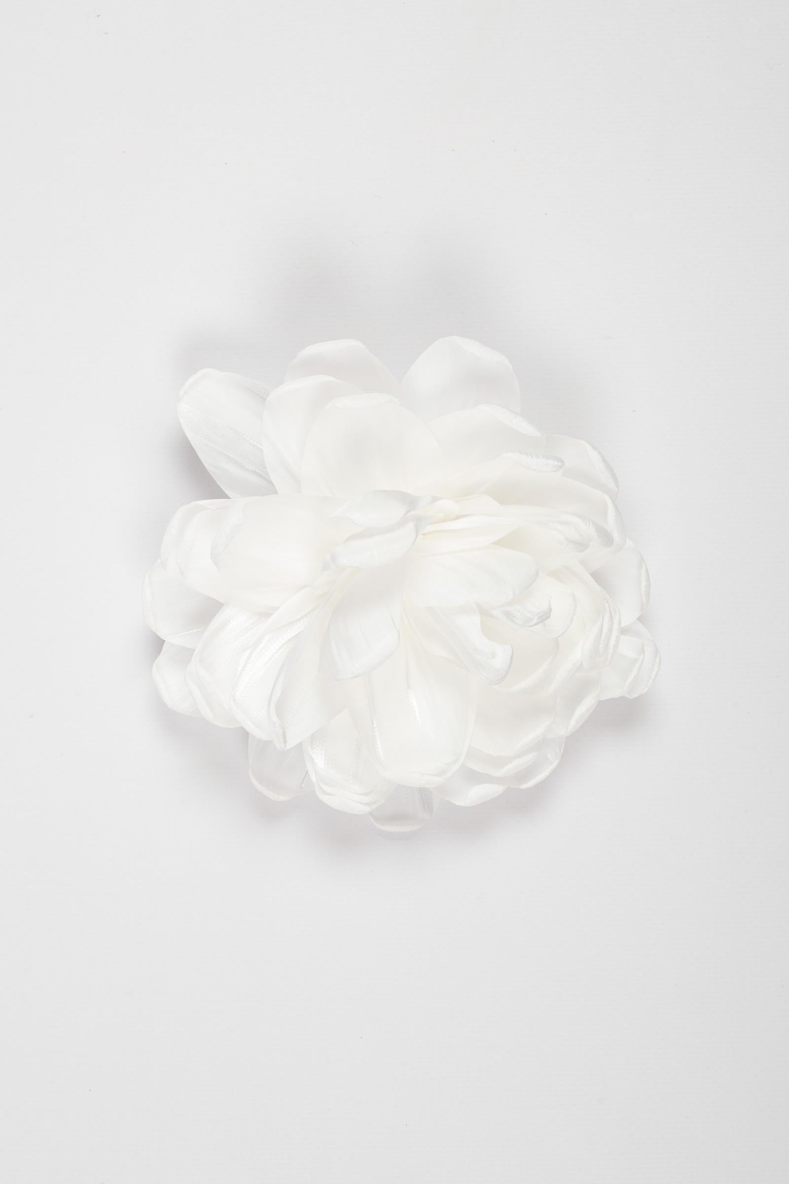 spilla a fiore M1D0228 BIANCO SOLOTRE 