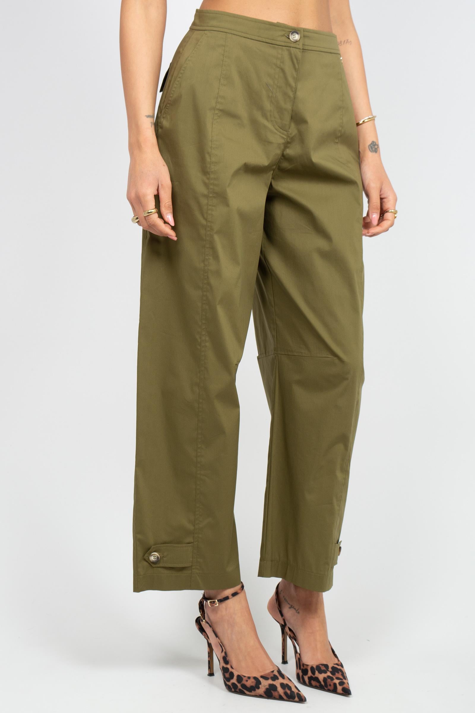 pantalone in popeline di cotone P091R008742N 25 DIANA GALLESI 