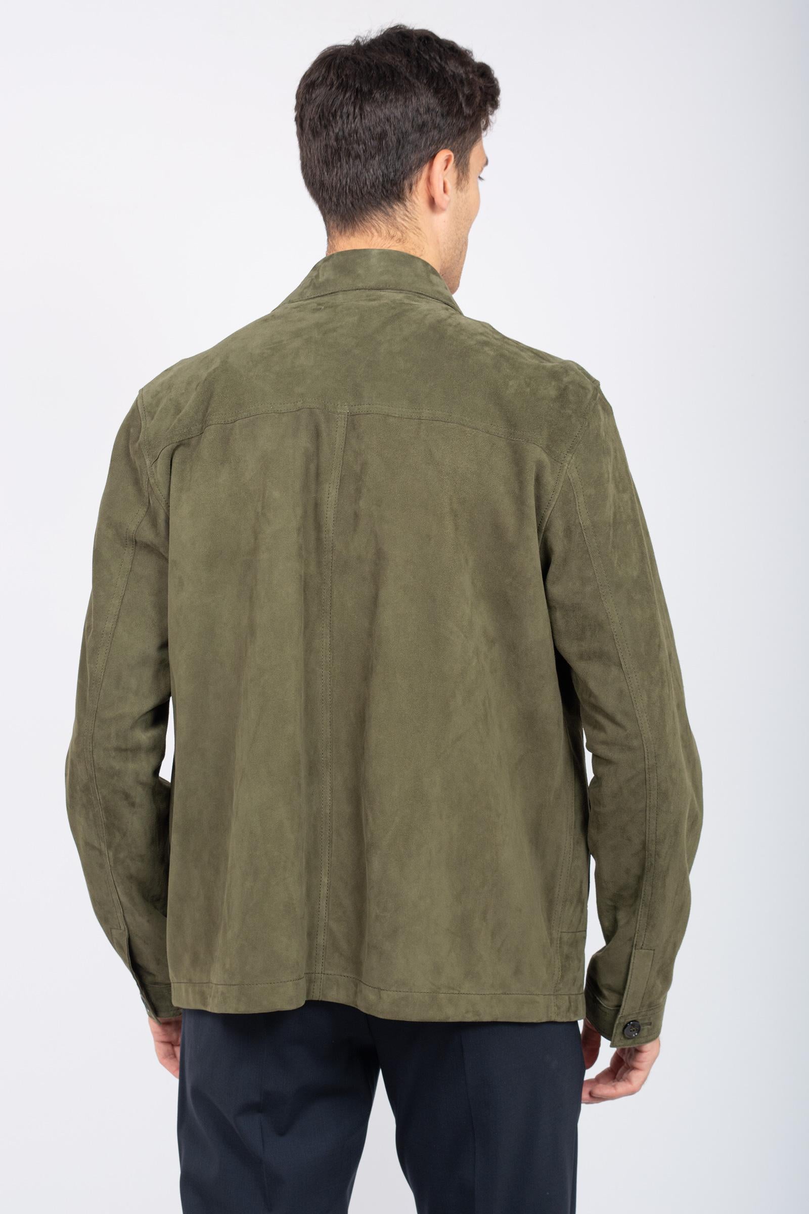 giacca in suede 30001526SUEDE MILITARY HCR 