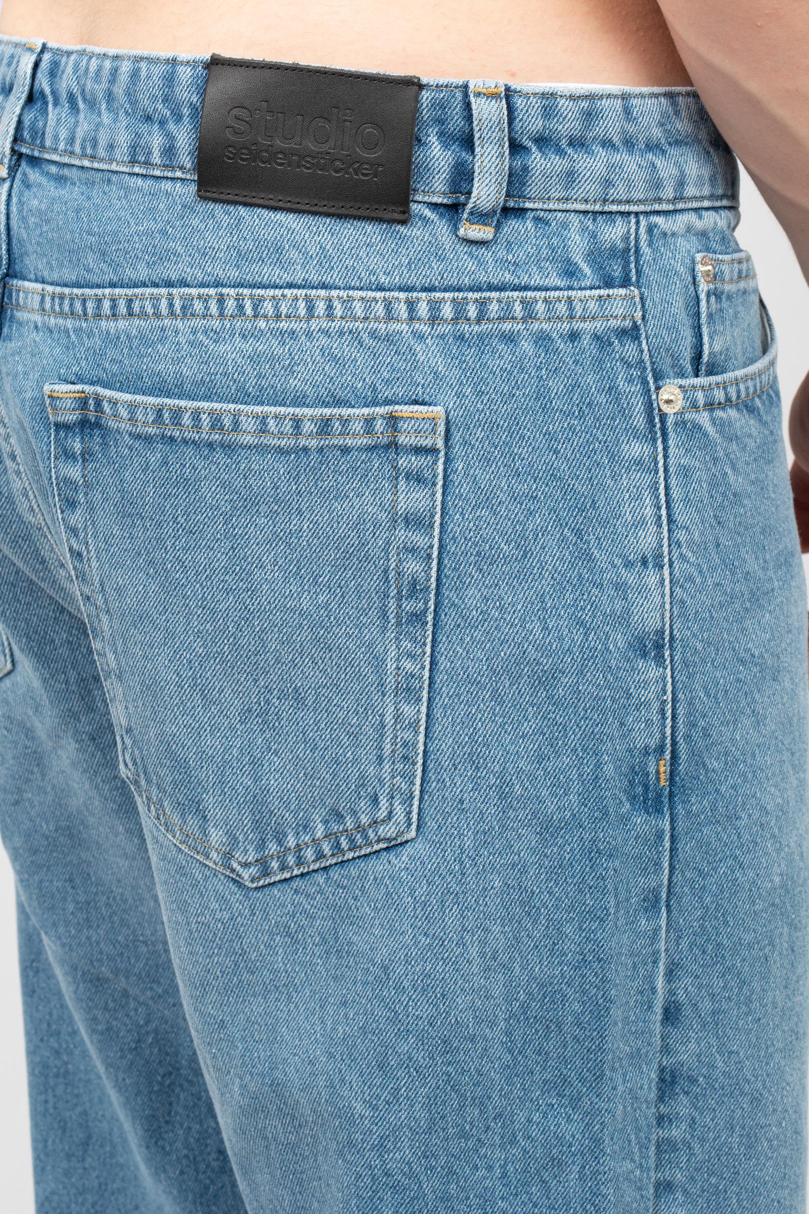 denim in cotone 850407 BLUE STUDIO SEIDENSTICKER 