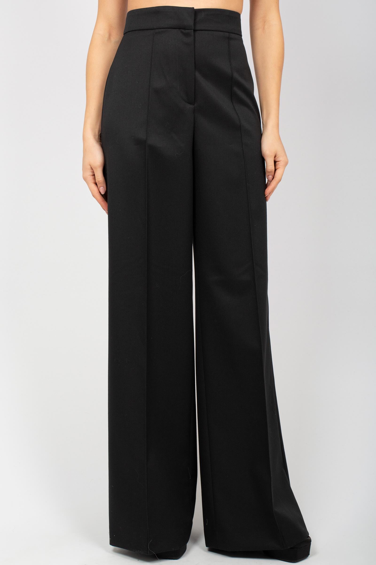 pantalone ampio in gabardine di lana 'beatrice' CDVSBEZ00STD SD740990 PT TORINO 