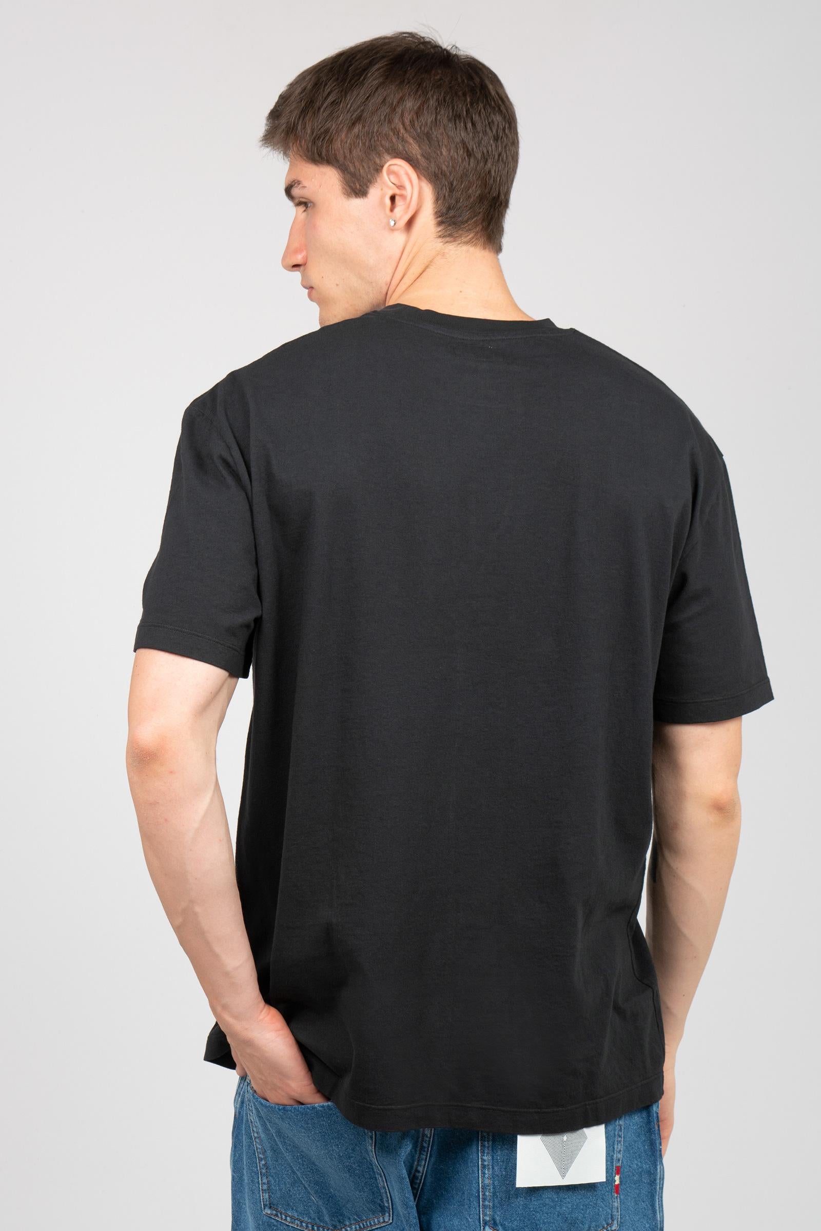 t-shirt unisex con micrologo AMX035CR570569 C0073 AMISH 