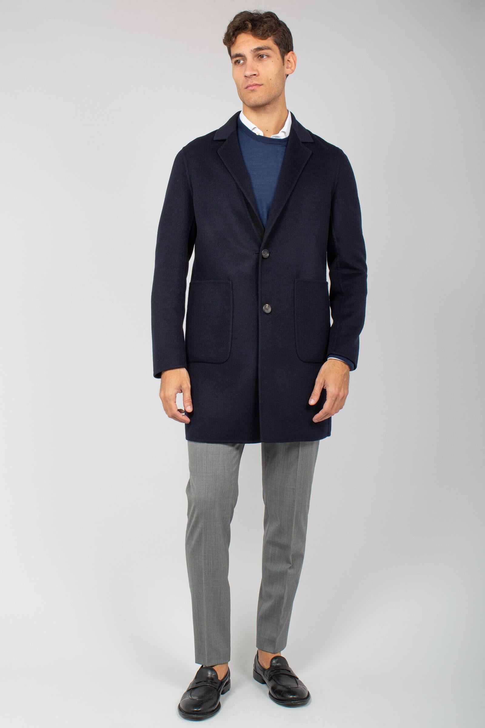 cappotto uomo in lana vergine 'loro piana capolavoro' 12000763203 9897 TARDIA 