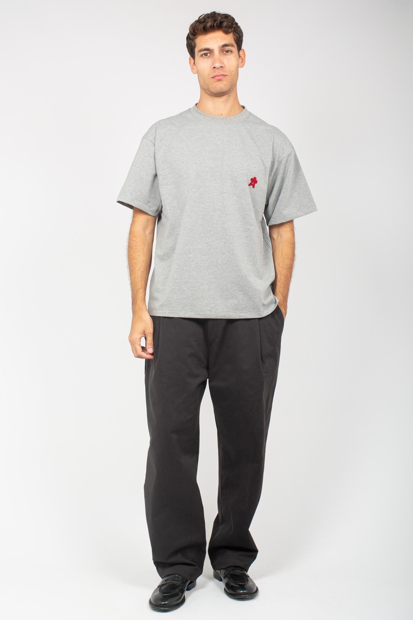 t-shirt in cotone con logo F5PKUATH172 101 A PAPER KID 