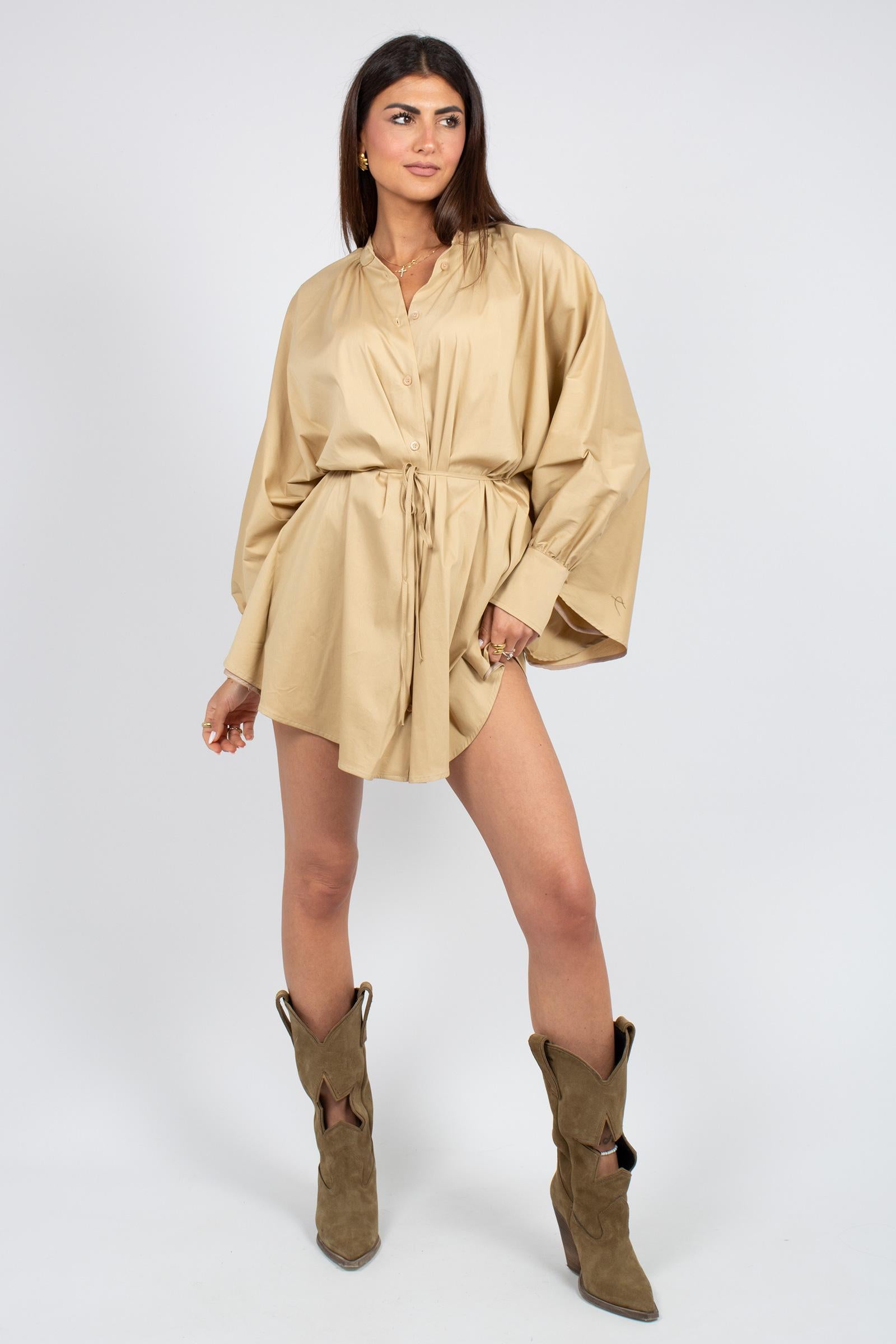 abito in misto cotone 'lucile' S6SK18 V64 SEMICOUTURE 