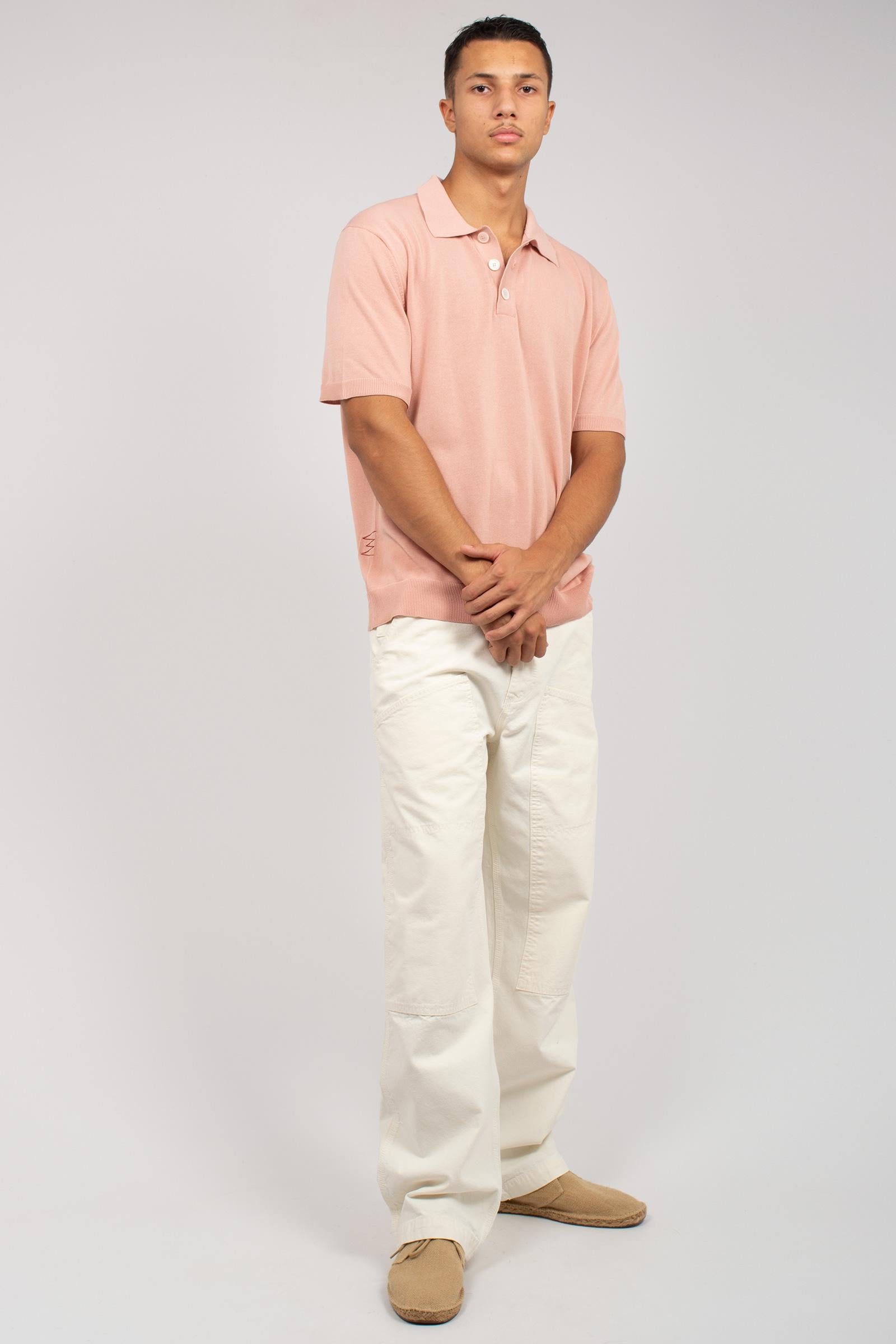 polo in filo di cotone B9D0013D ROSA AMARANTO 