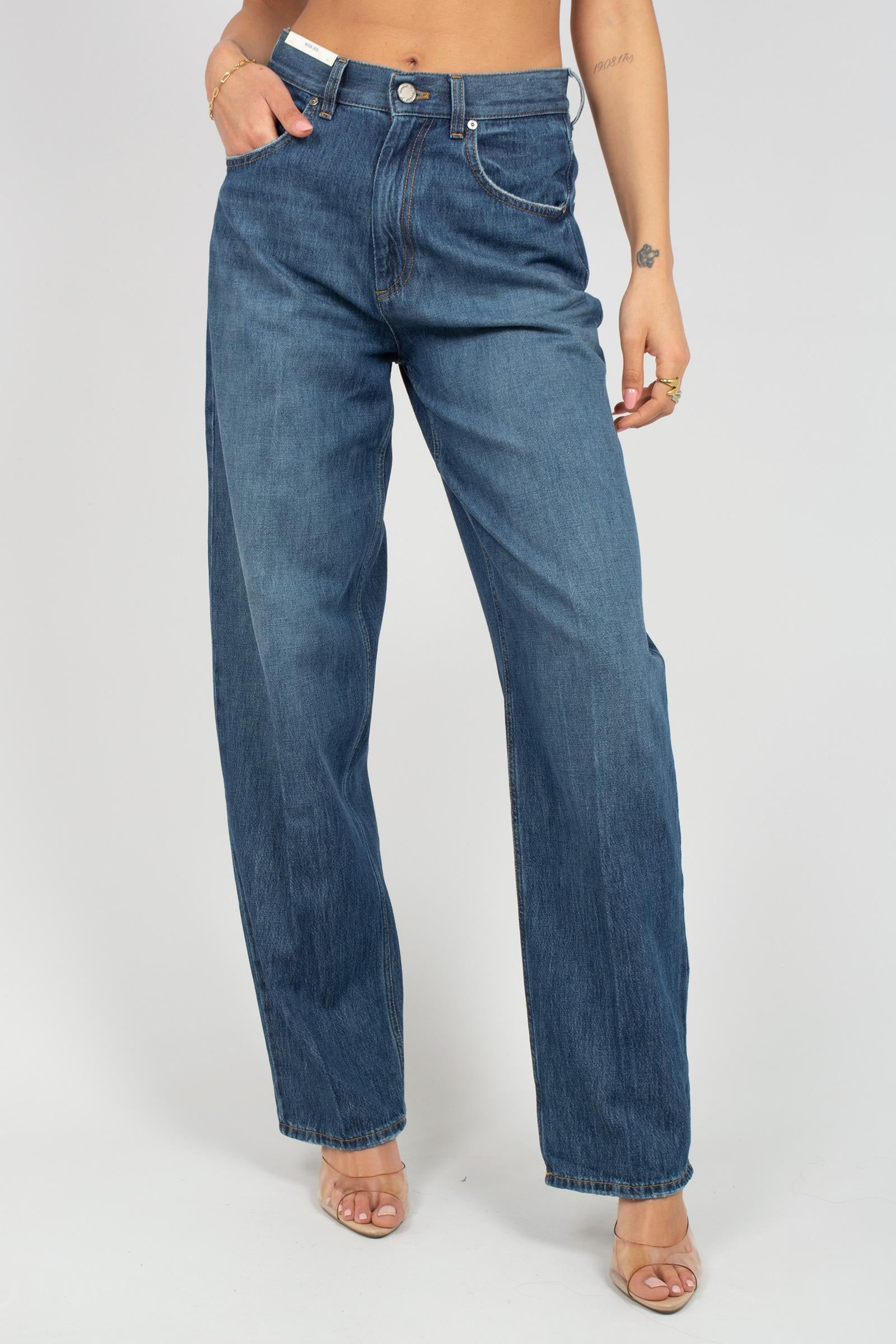 jeans in cotone 'megan fit' C1VPMGZ0 CA5620MN28 PT TORINO DENIM 