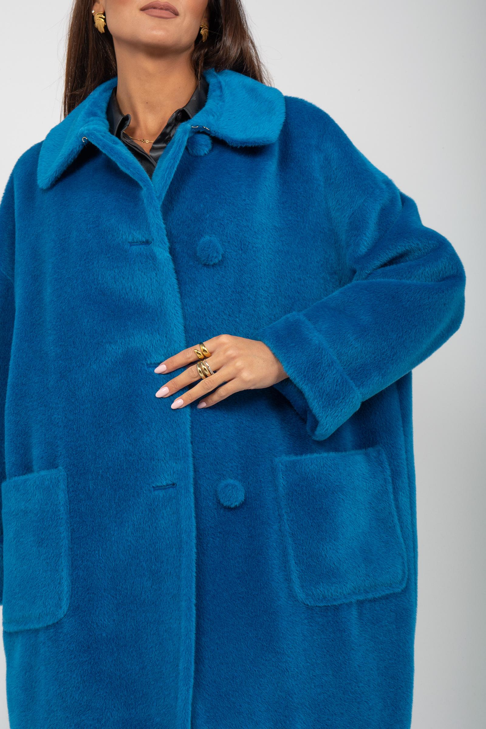 cappotto collo tondo in alpaca 82000329163M2 9497 TARDIA 