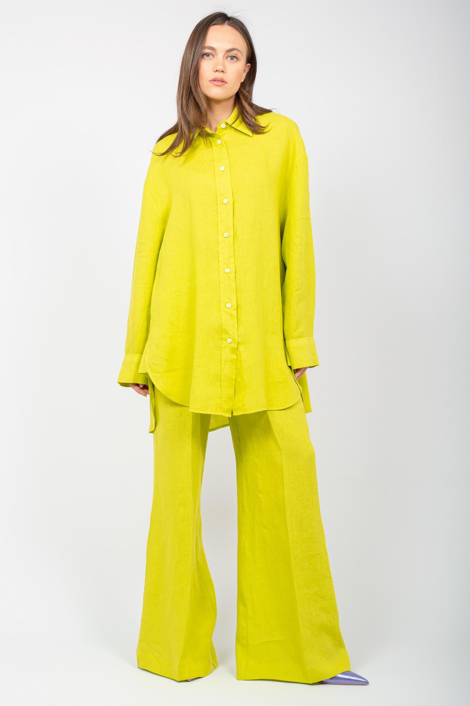 pantalone in lino LP467P07 225 DRUMOHR 