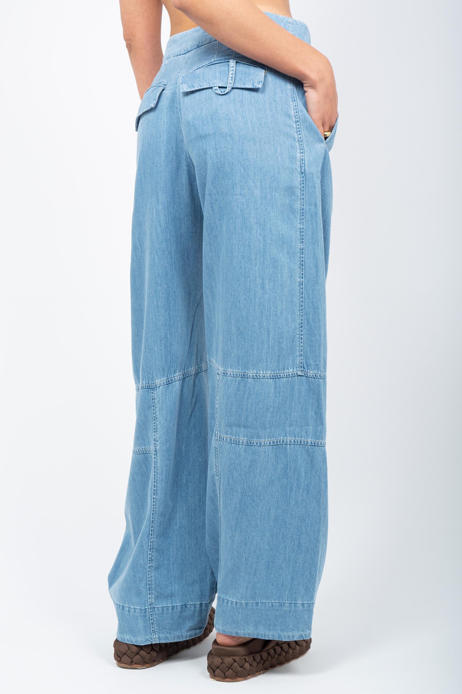 denim in misto cotone P25CPPAT0201 V0287 SIMONA CORSELLINI 
