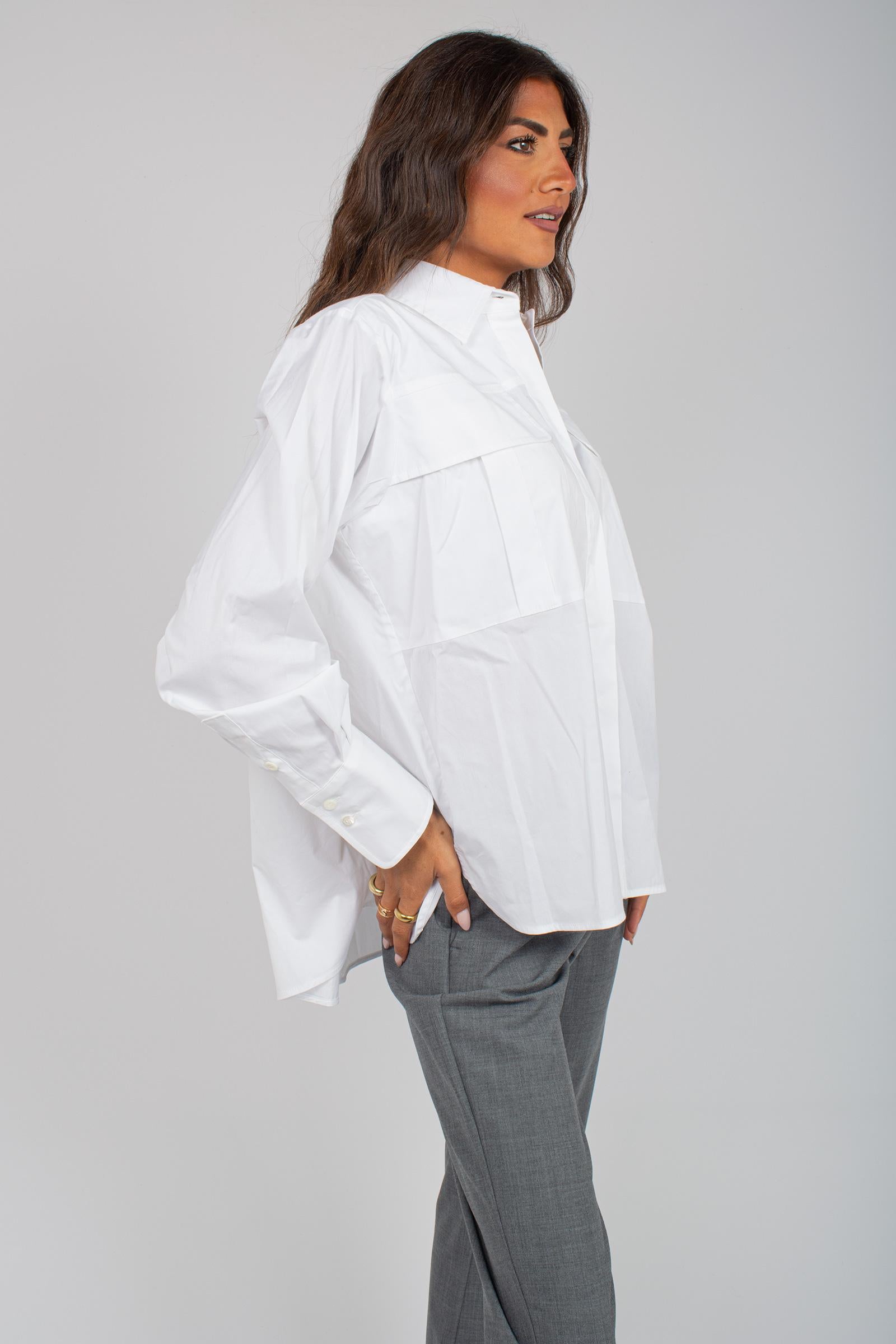camicia in cotone 'samuela' Y5WK09 A01 SEMICOUTURE 