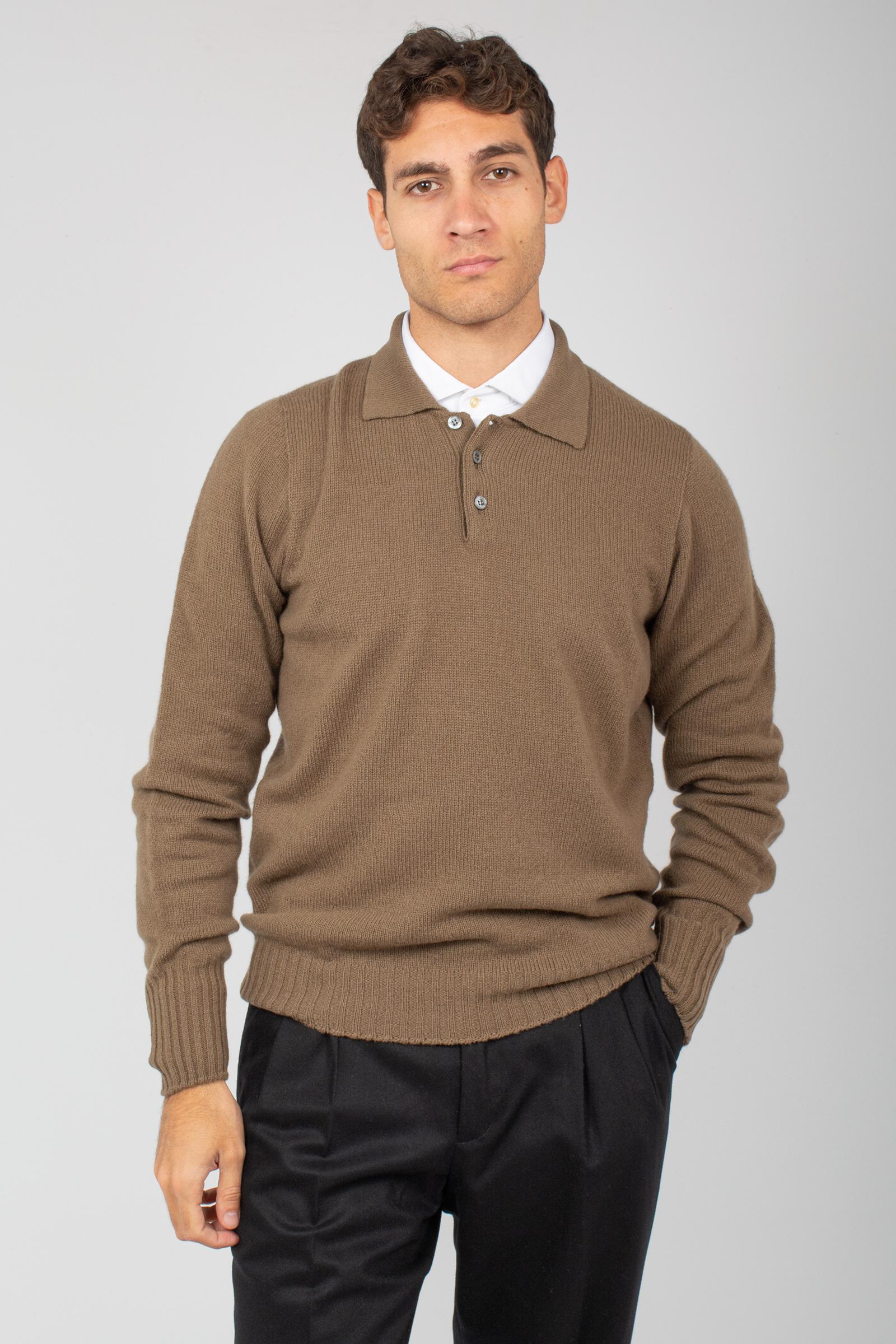 polo rasata in lambswool D4W145L 567 DRUMOHR 
