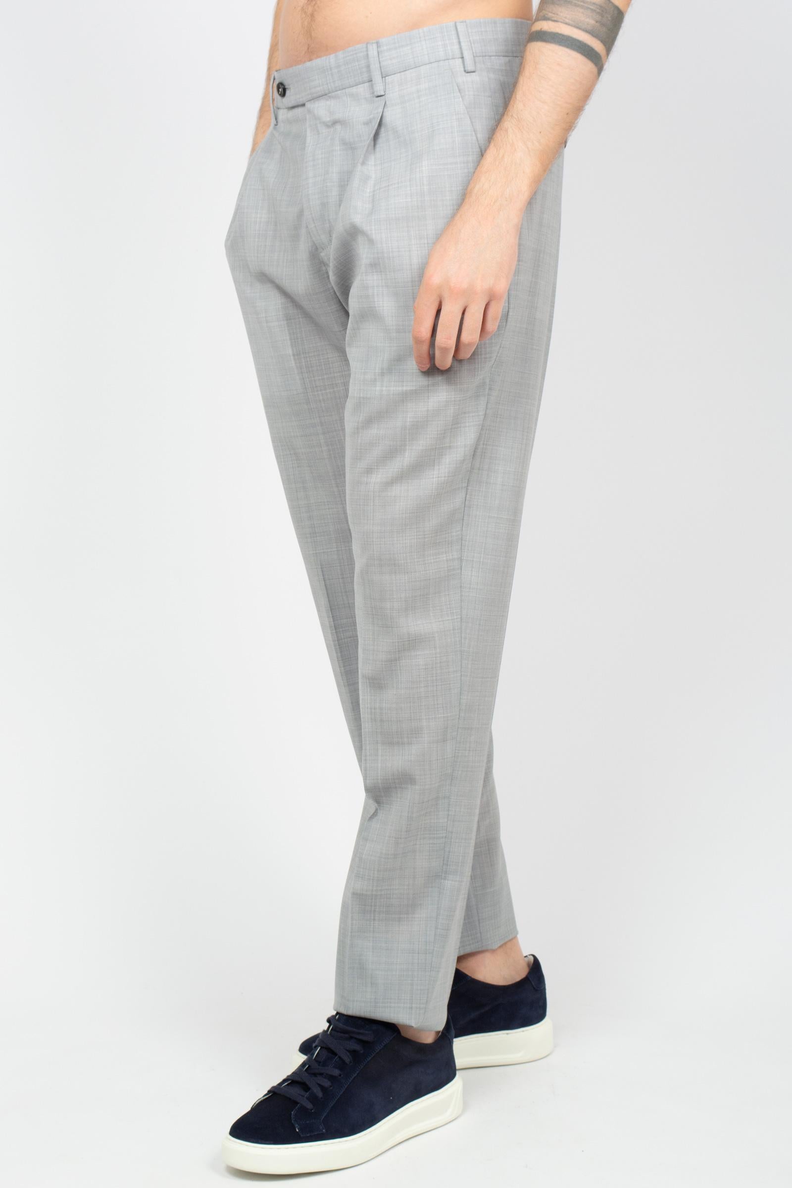 pantalone in lana vergine 'union fit' COZSUFZA0CL1 ZI560200 PT TORINO 