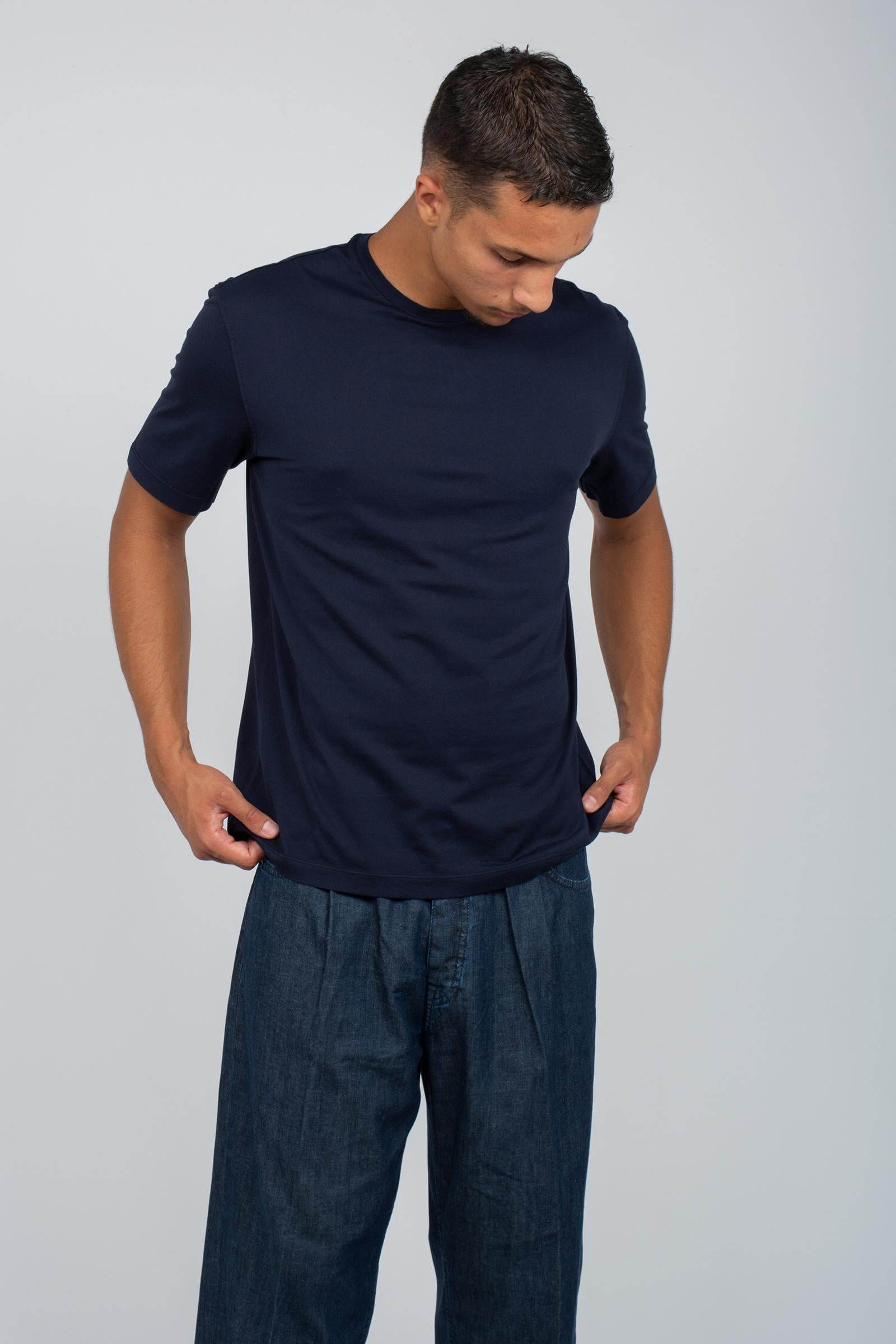 t-shirt regular in cotone RB51021 10 ROBERTO COLLINA 