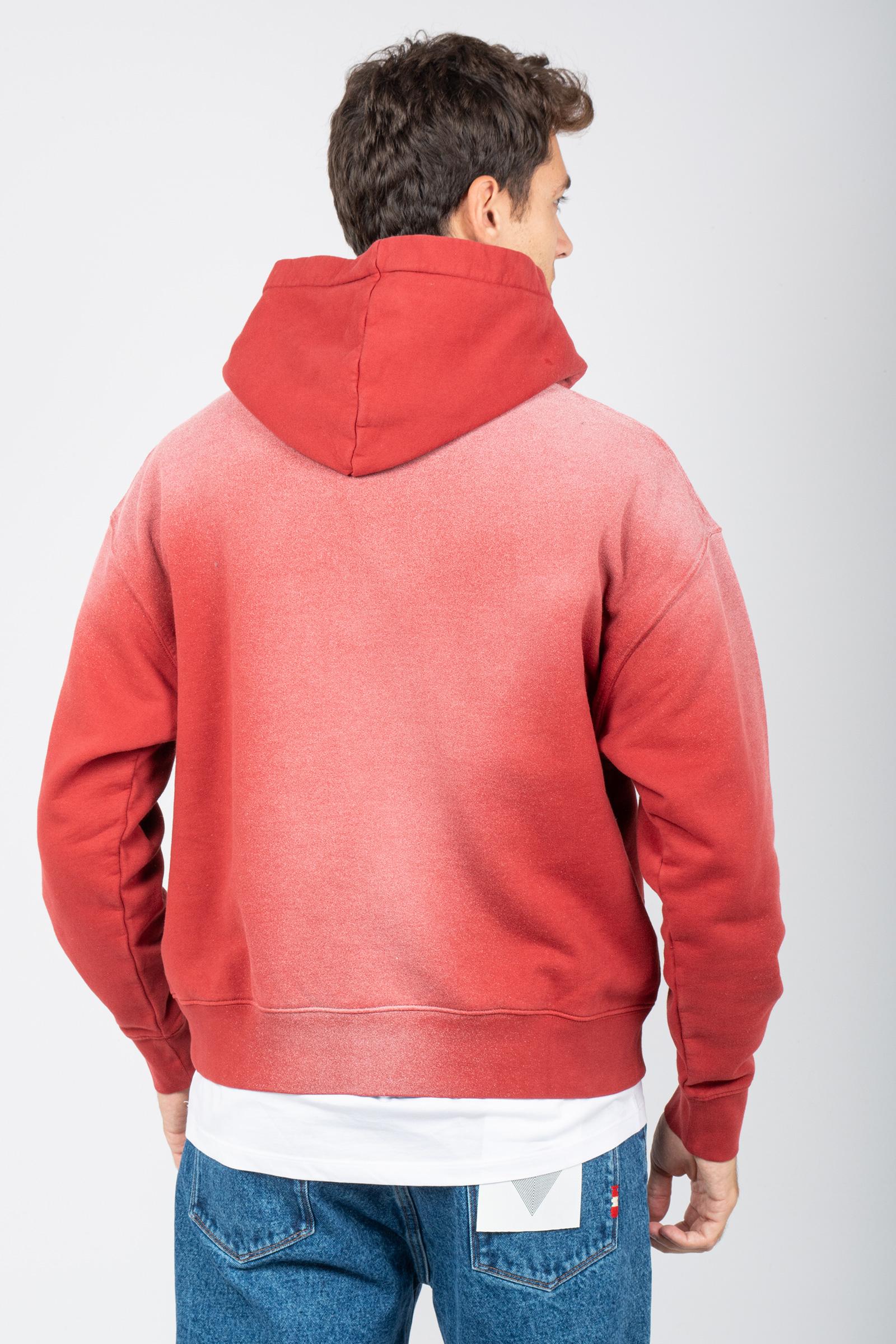 felpa micro logo in cotone AMU051CN303087 C0511 AMISH 