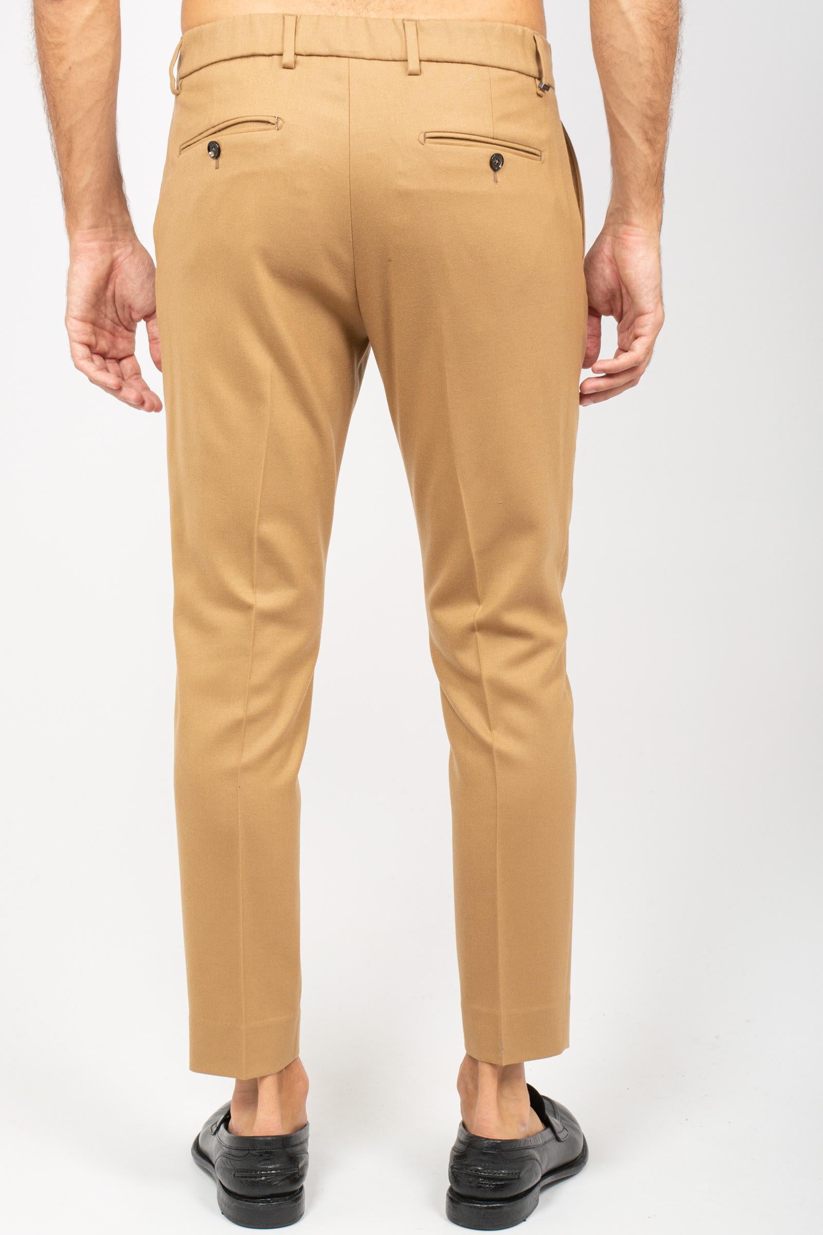 pantalone con coulisse in lana vergine 'riccardo' RICCARDOCCWFS BEIGE BE ABLE 