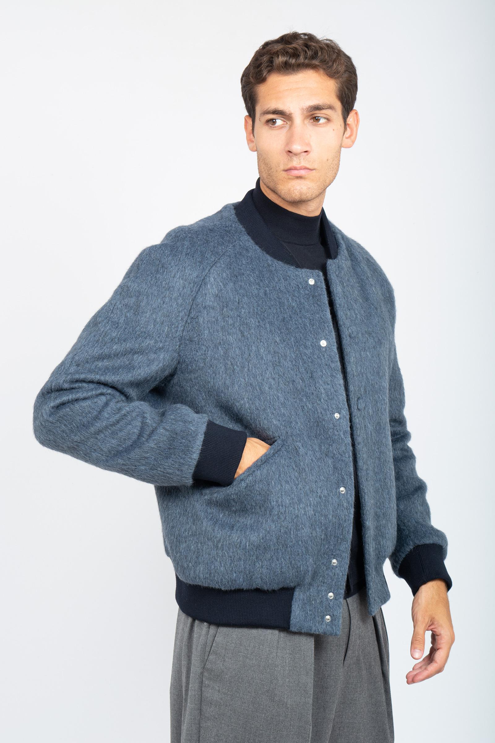 college jacket in misto lana ed alpaca TL2FBM200TOR LB100330 PT TORINO 