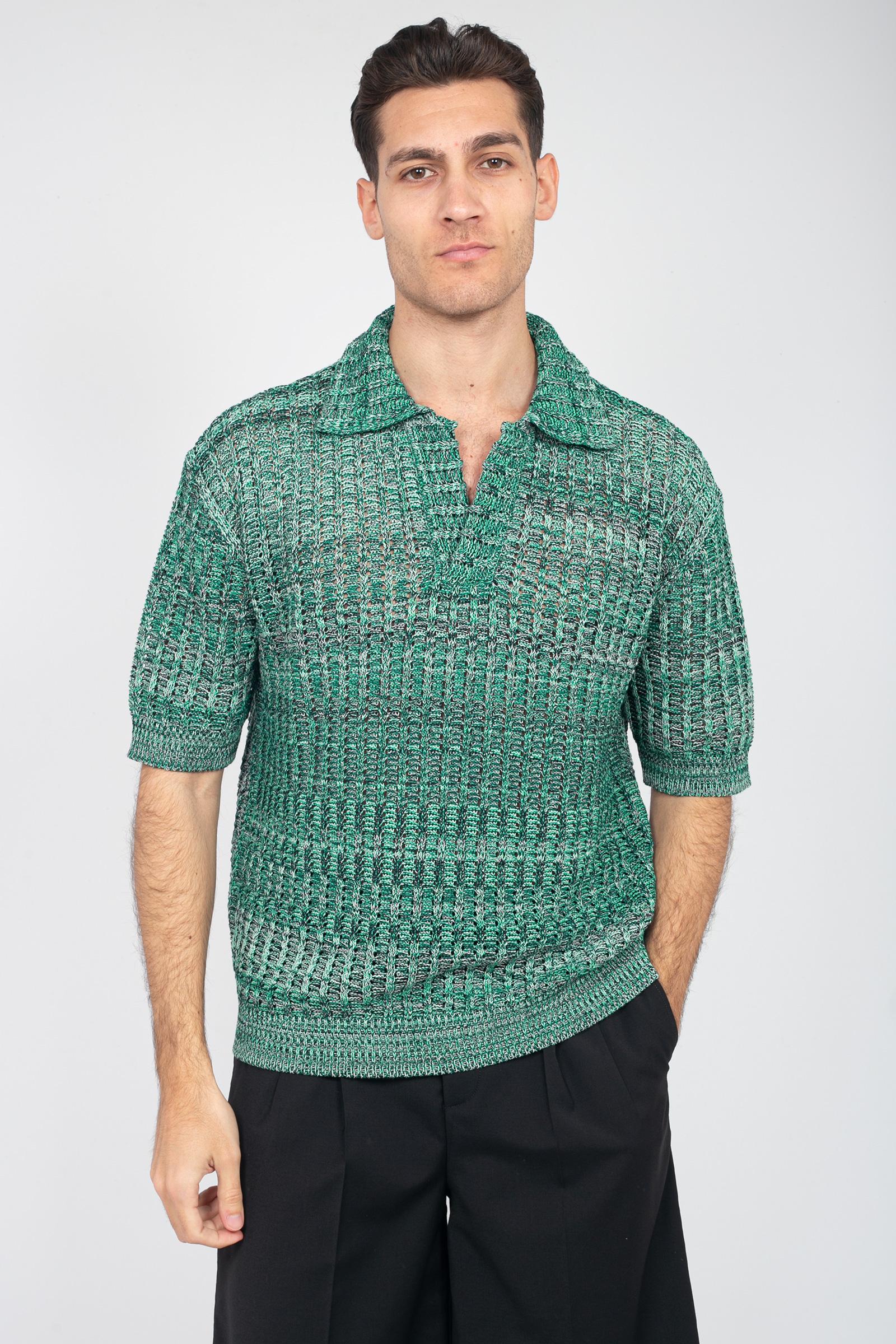 polo in cotone punto muline RB27124 28 ROBERTO COLLINA 