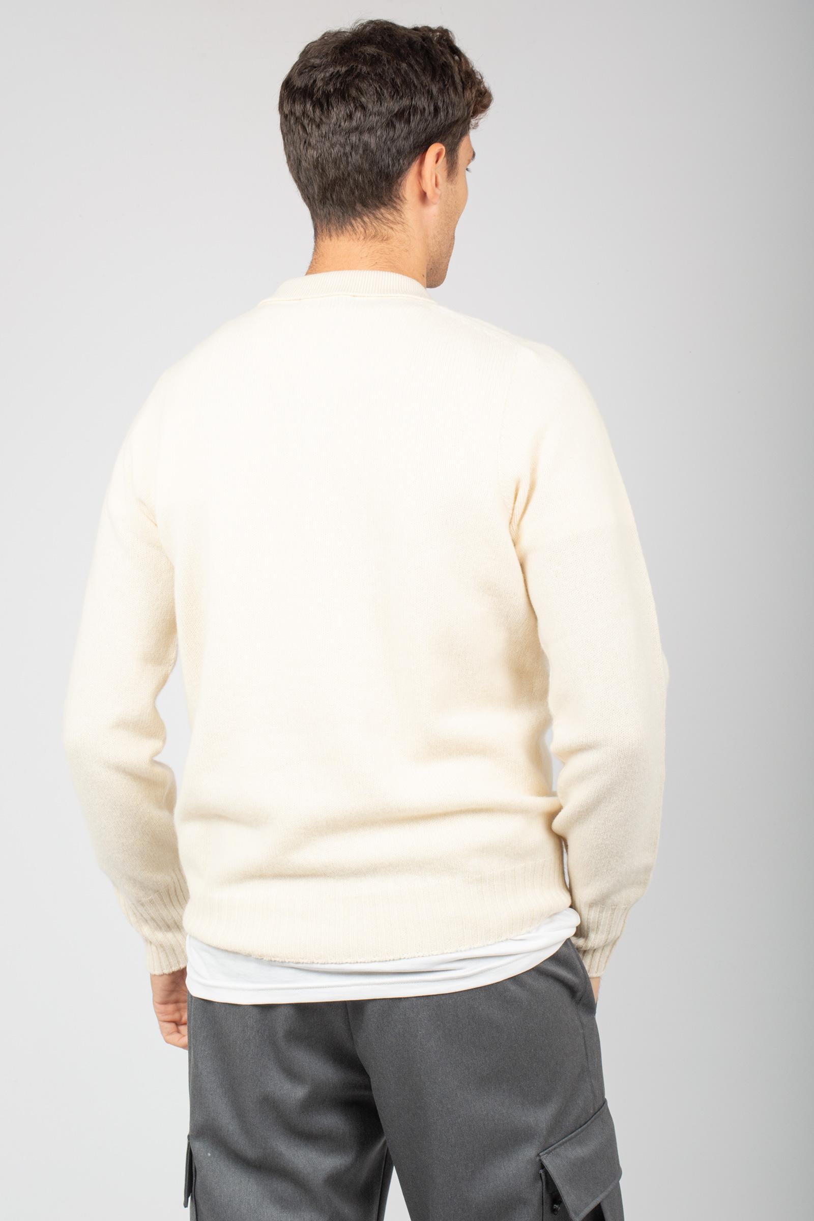 polo rasata in lambswool D4W145L 125 DRUMOHR 