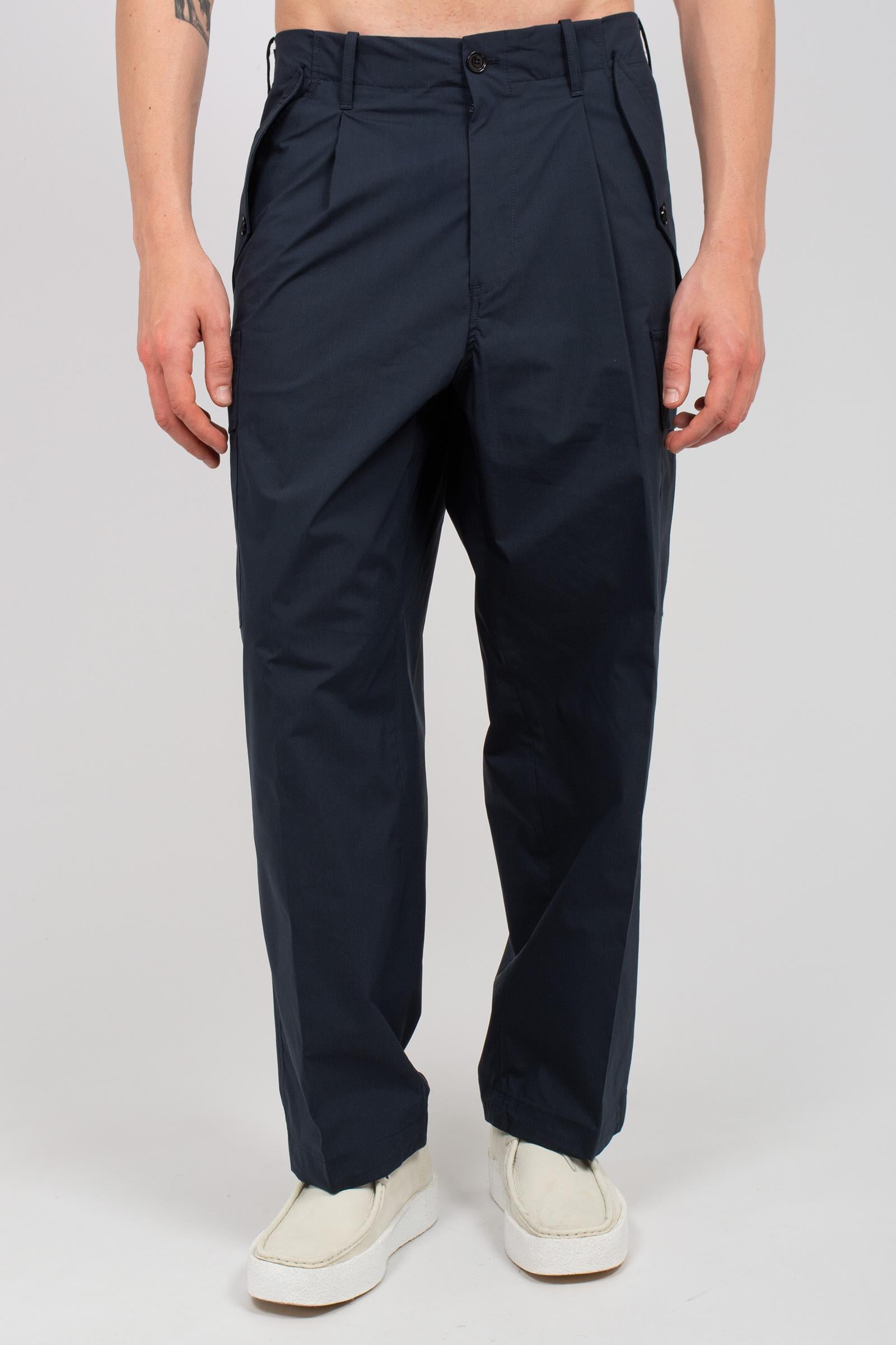 pantalone cargo in misto cotone 'kyoto' KYOTODAS26 BLU BE ABLE 