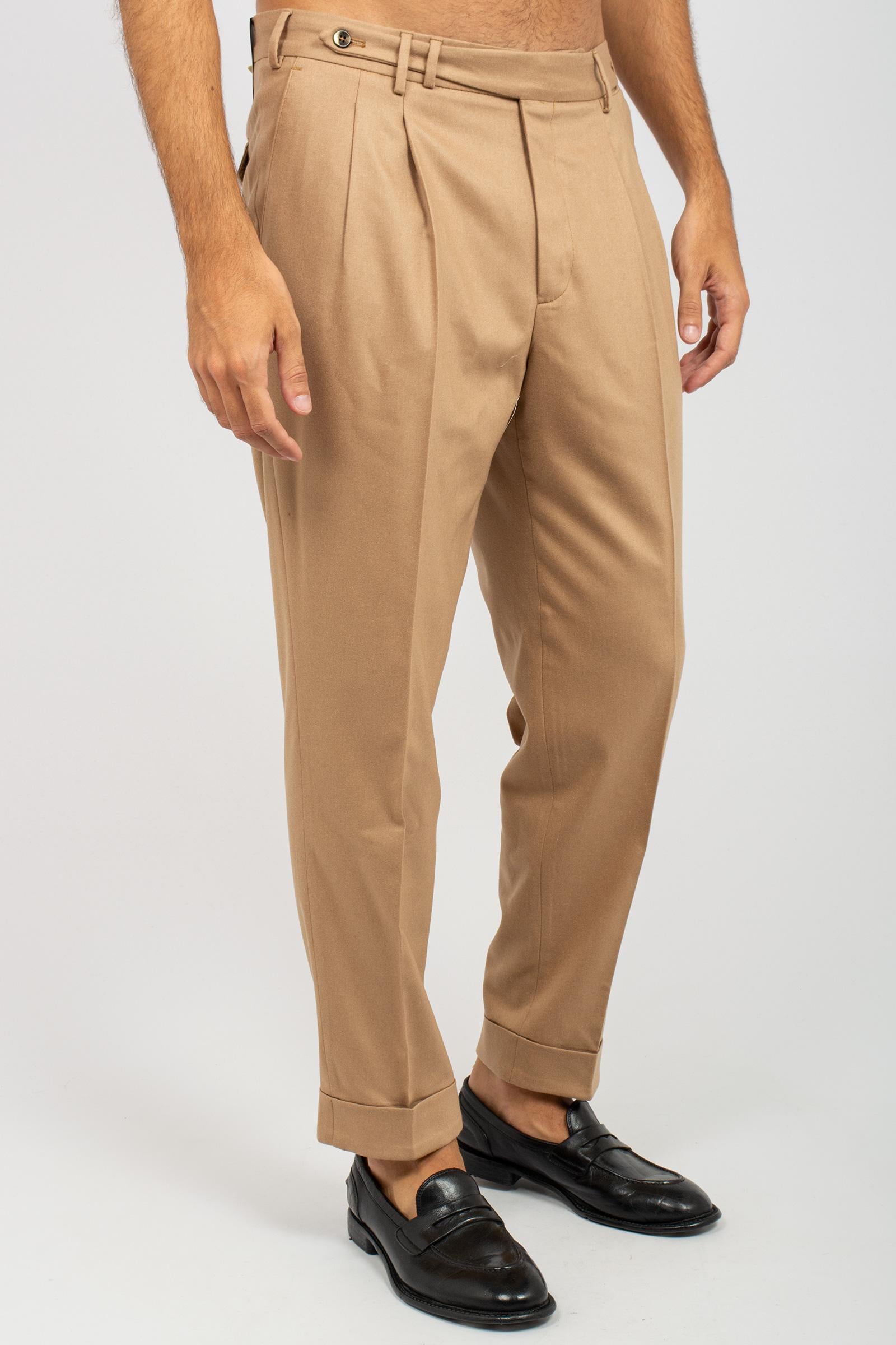 pantalone in misto lana 'carrot' COZFCLZB0CL1 TO030080 PT TORINO 